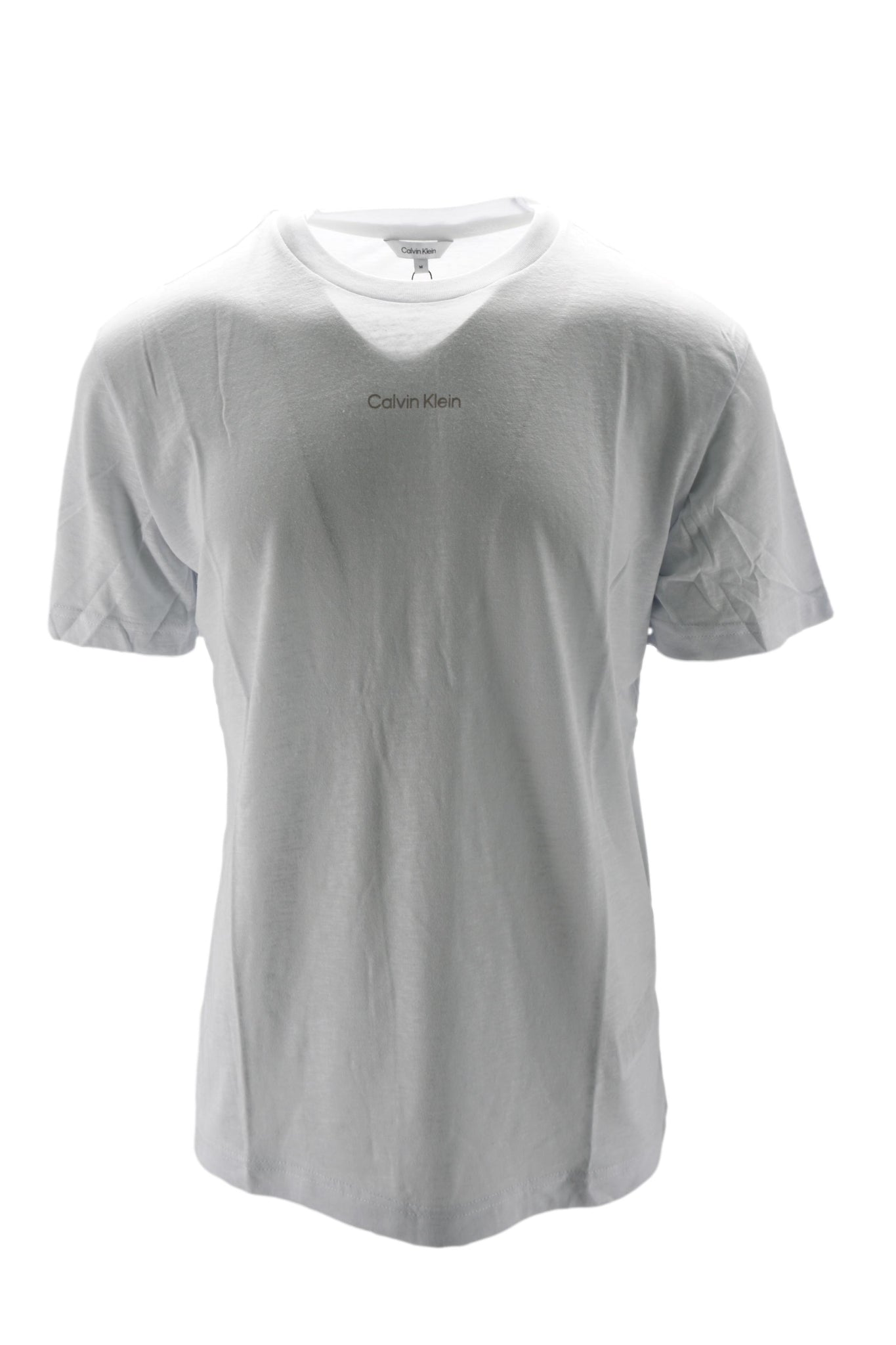 T-Shirt in Cotone con Logo / Bianco - Ideal Moda