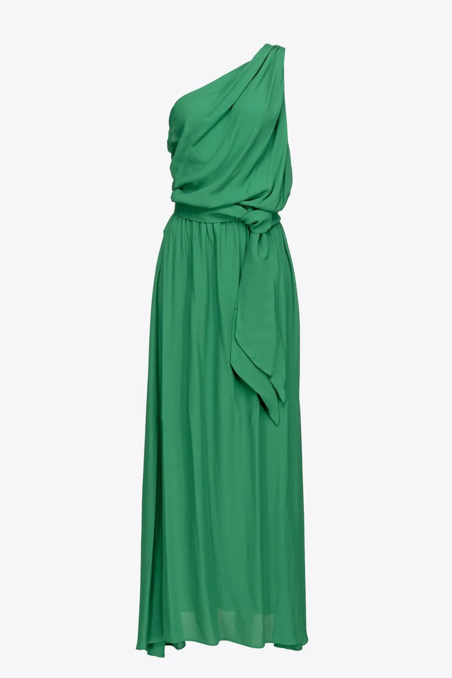 Abito Monospalla in Crepe / Verde - Ideal Moda