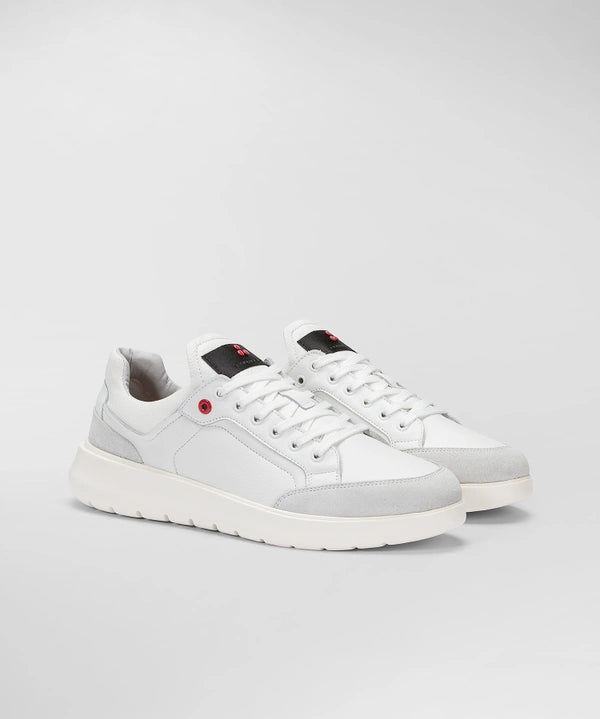 Sneaker in Pelle / Bianco - Ideal Moda