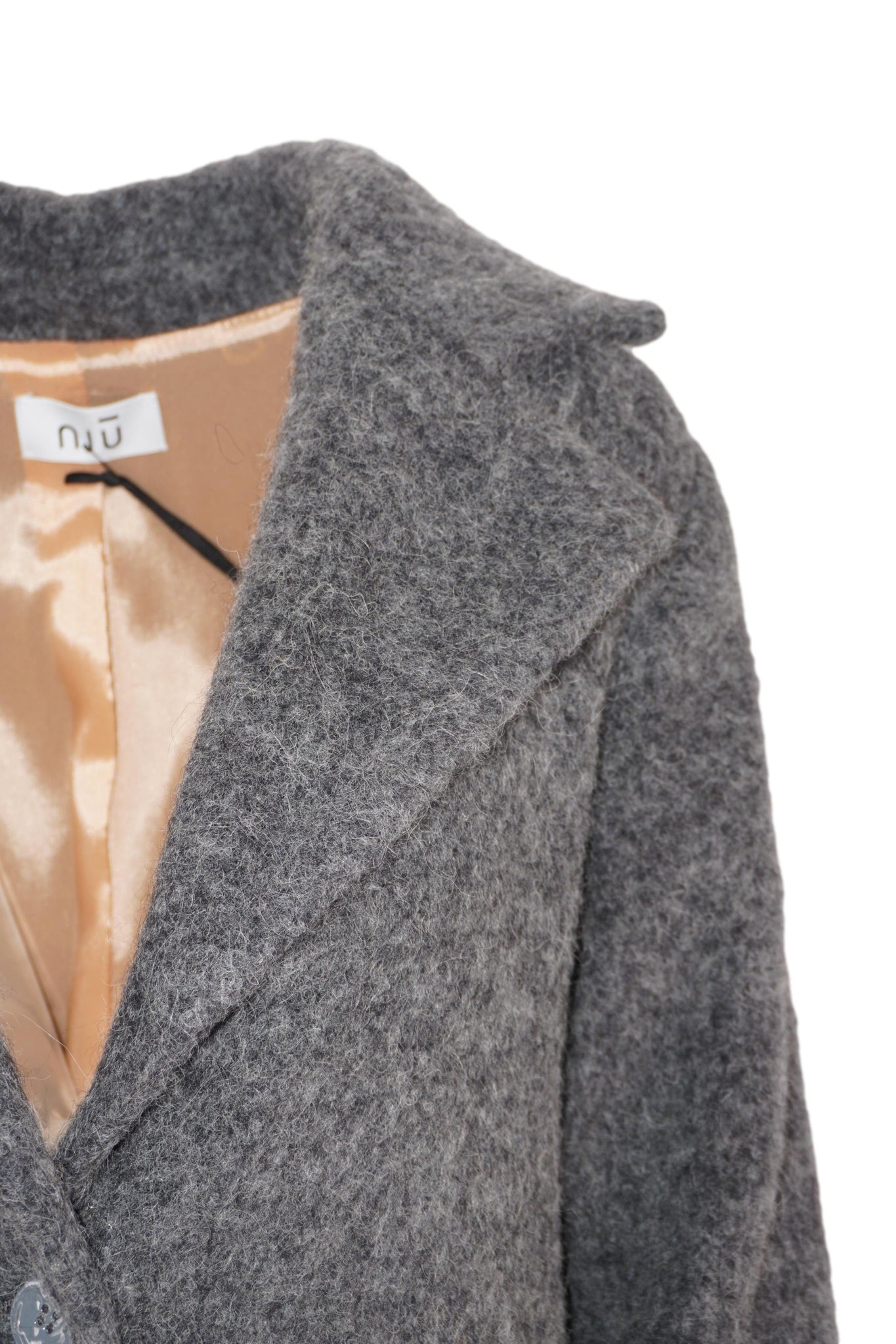Cappotto Lungo in Lana / Grigio - Ideal Moda