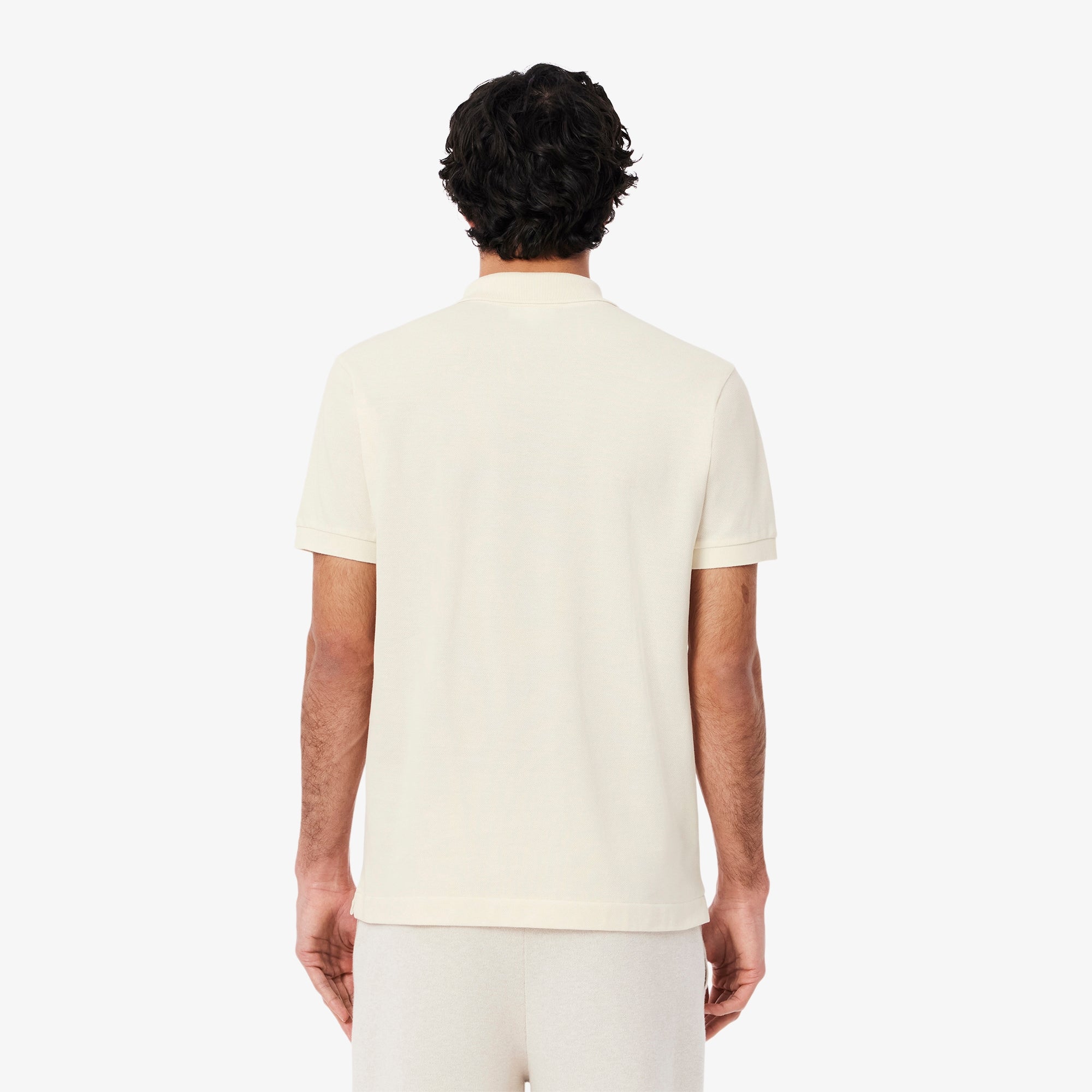Polo 12.12 con Logo Lacoste / Avorio - Ideal Moda