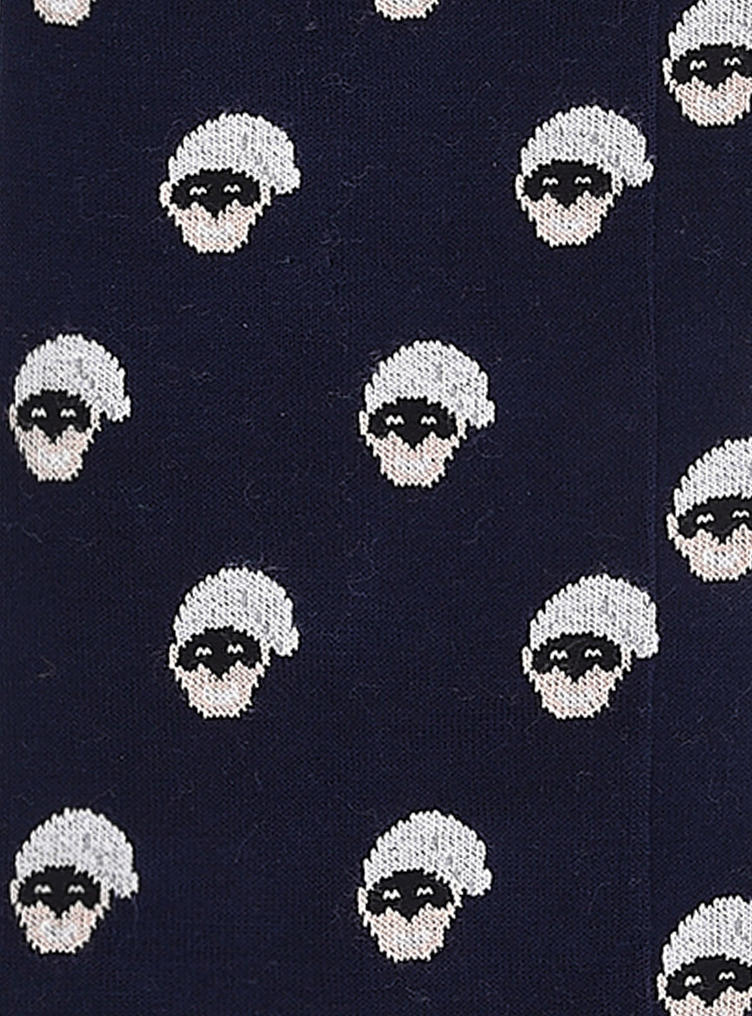 Calzino in Cotone con Fantasia / Blu - Ideal Moda