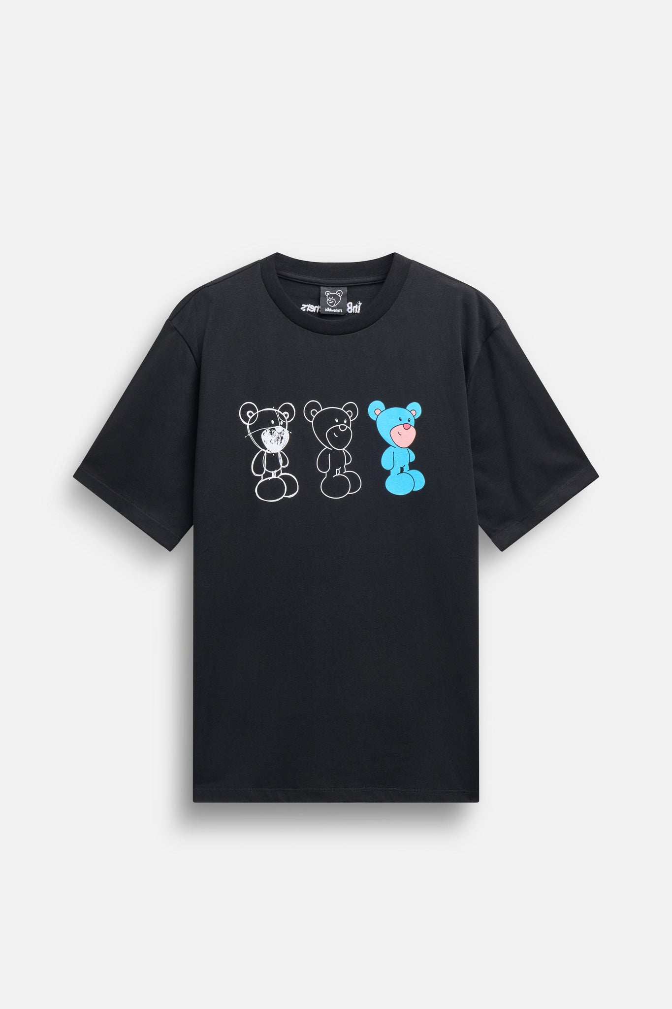 T-Shirt con Logo Sketchbook / Nero - Ideal Moda