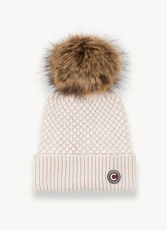 Cappello con Logo / Bianco - Ideal Moda