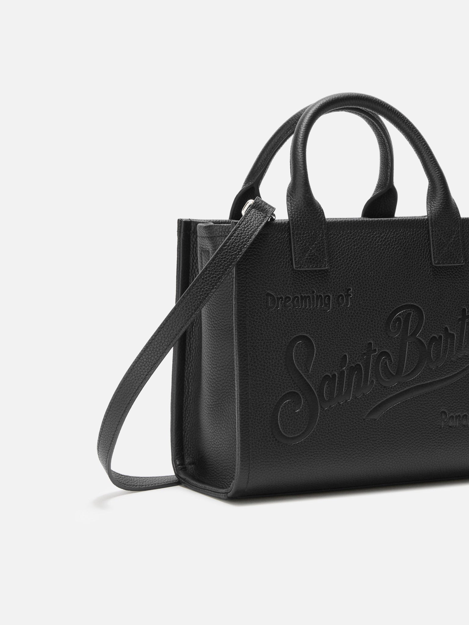 Borsa a Spalla Vanity Midi in Pelle / Nero