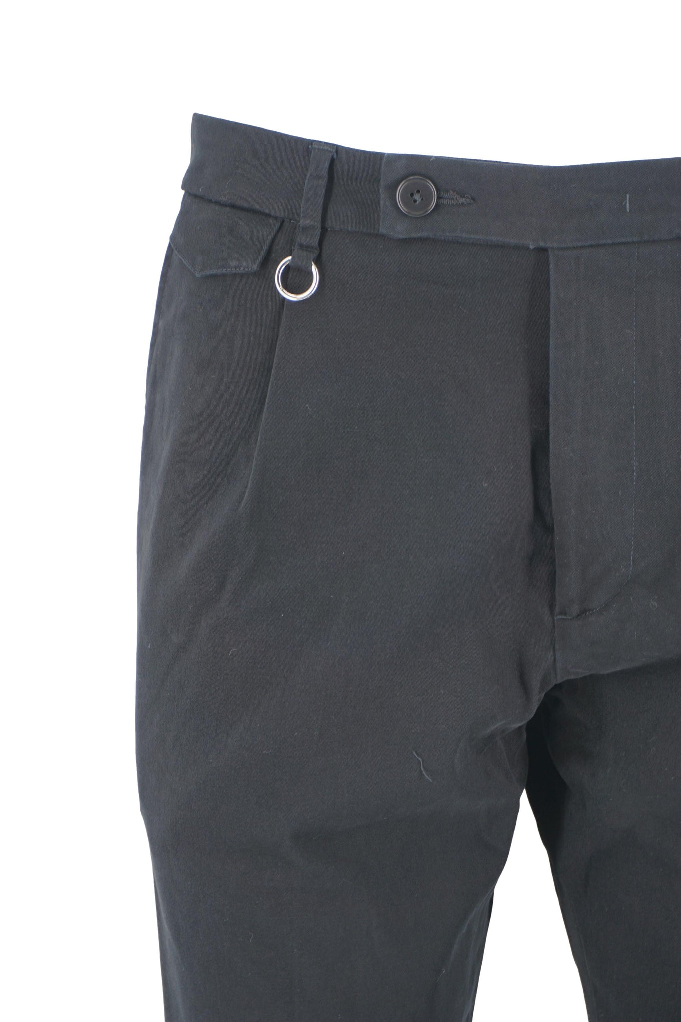 Pantalone in Flanella Modello Max / Nero - Ideal Moda