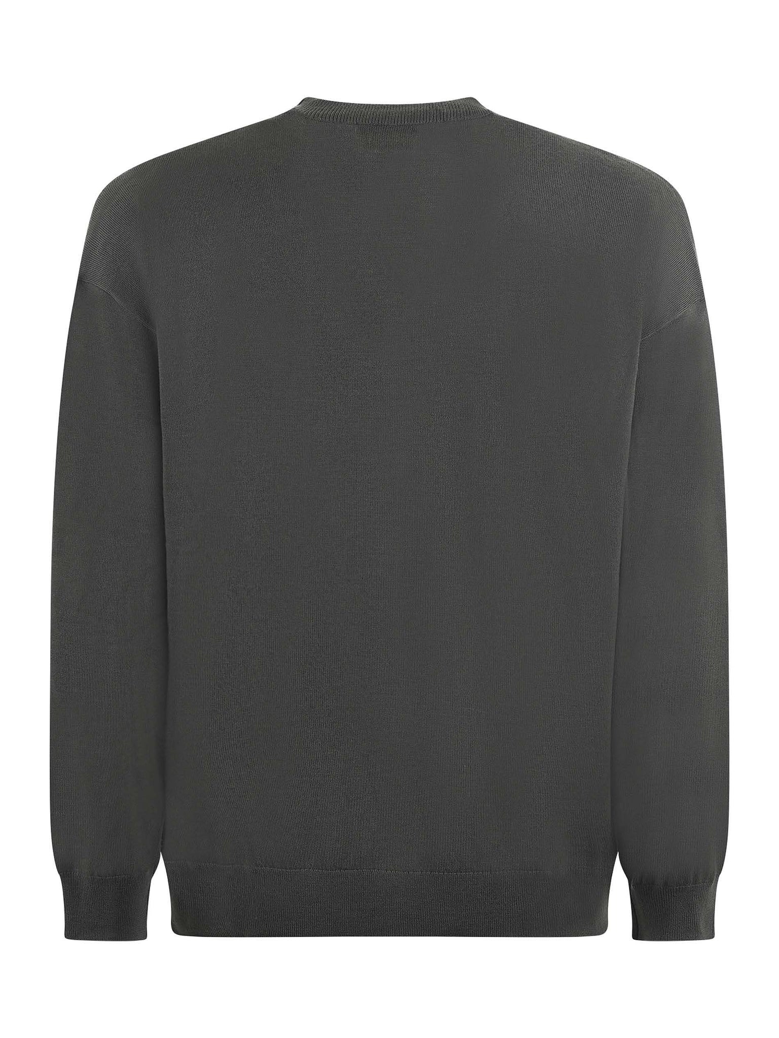 Maglia in Misto Lana con Tramatura / Verde - Ideal Moda