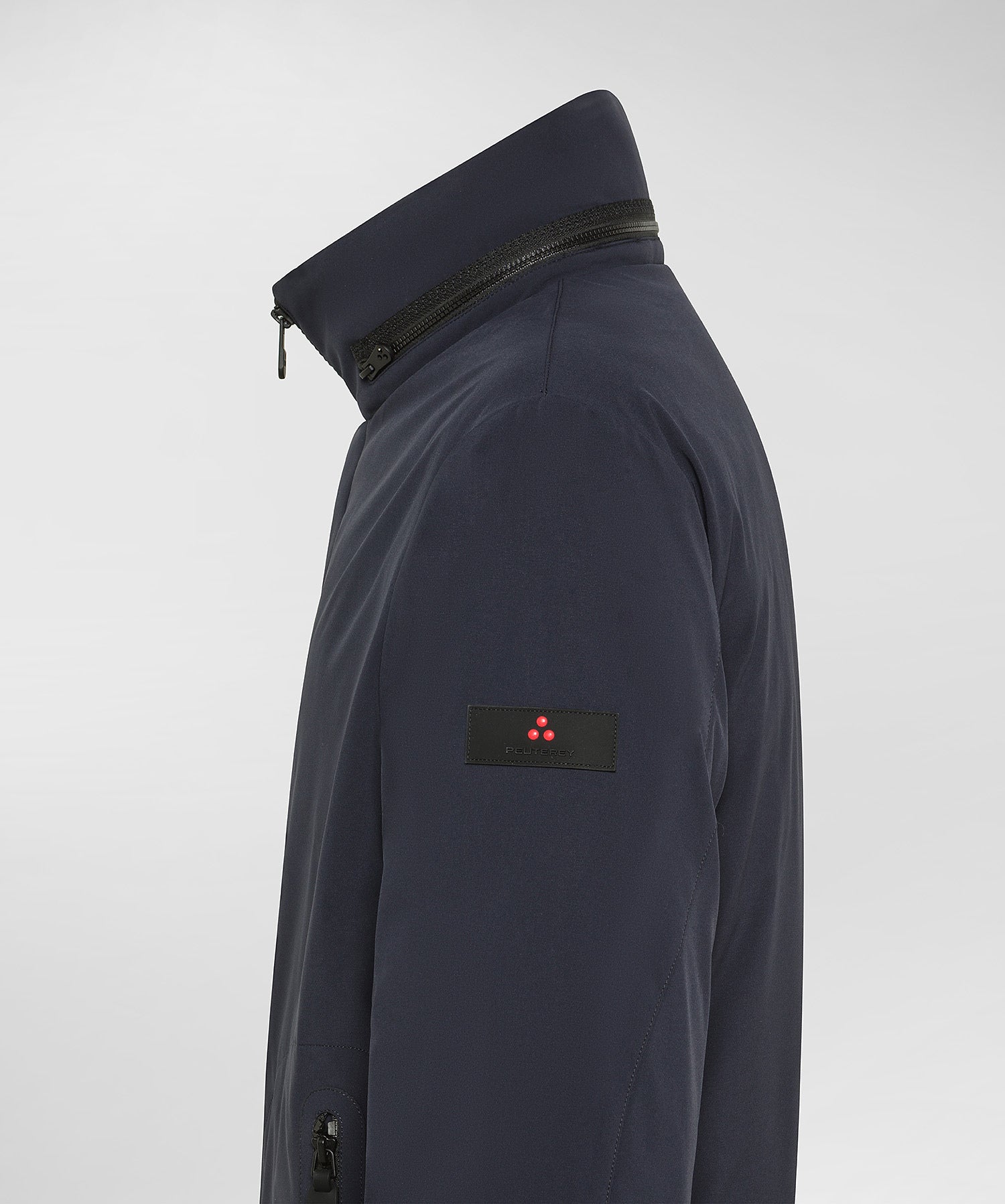 Giubbino Stretch con Cappuccio Estraibile / Blu