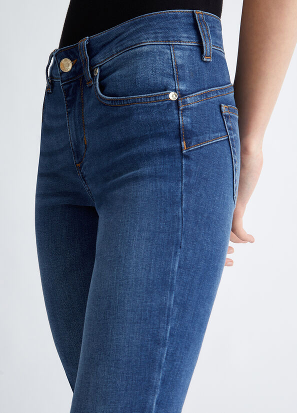 Jeans Slim Bottom Up Magnetic / Jeans - Ideal Moda