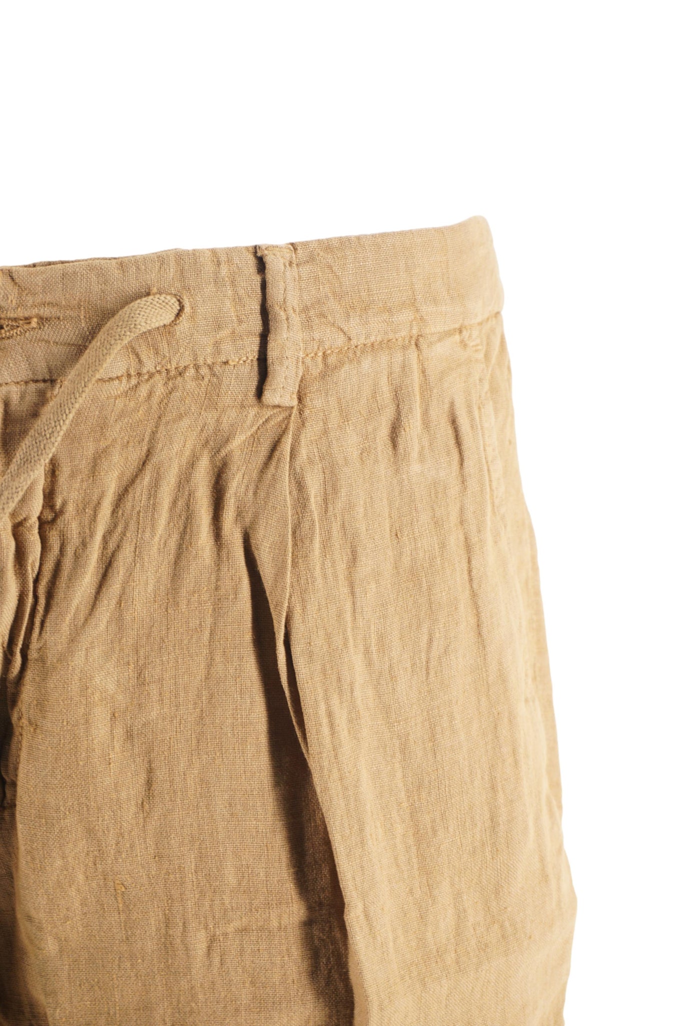 Pantaloncino in Lino Modello Coachbe / Beige - Ideal Moda