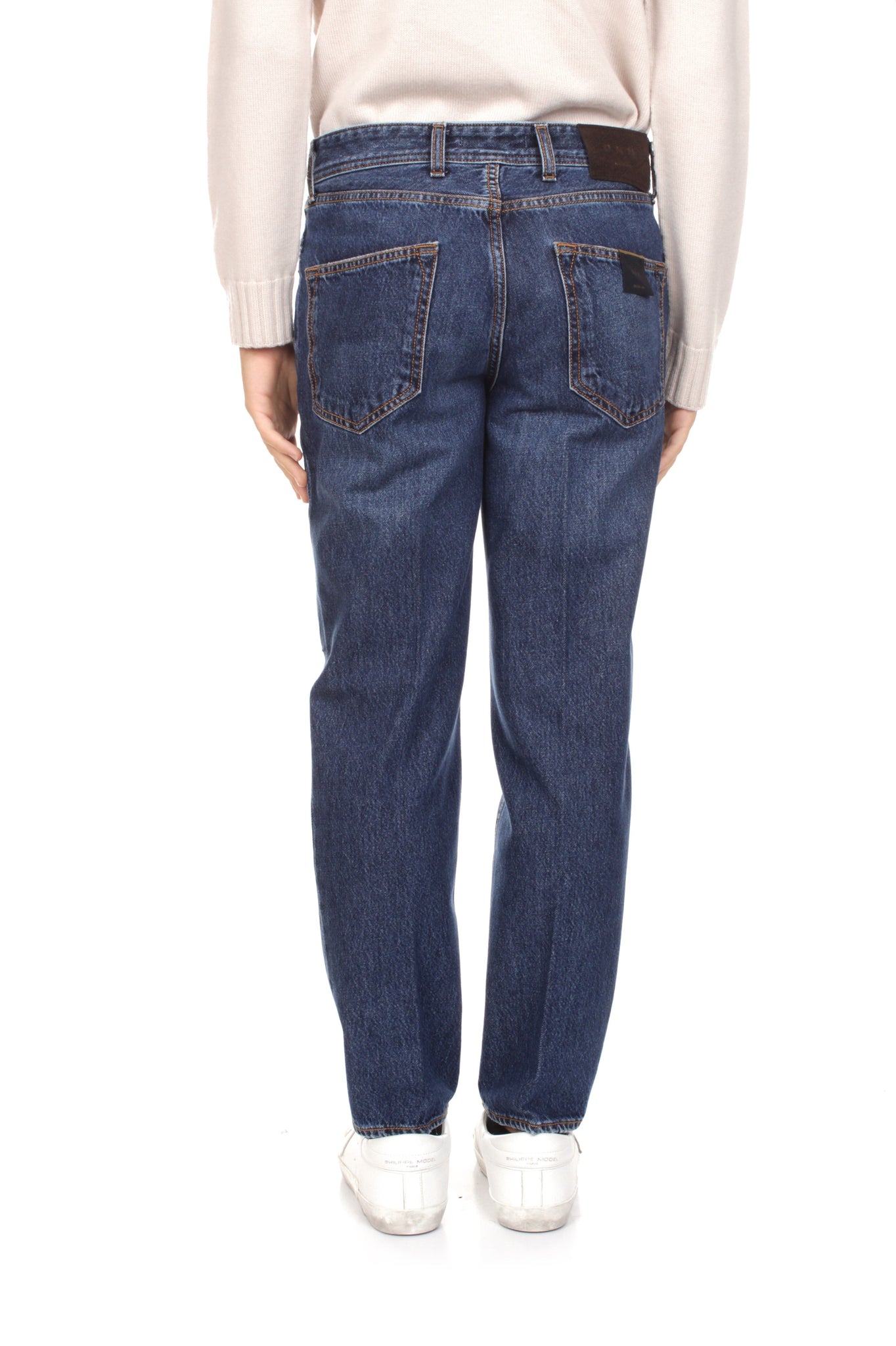 Jeans Regular Fit Lavaggio Medio / Blu - Ideal Moda