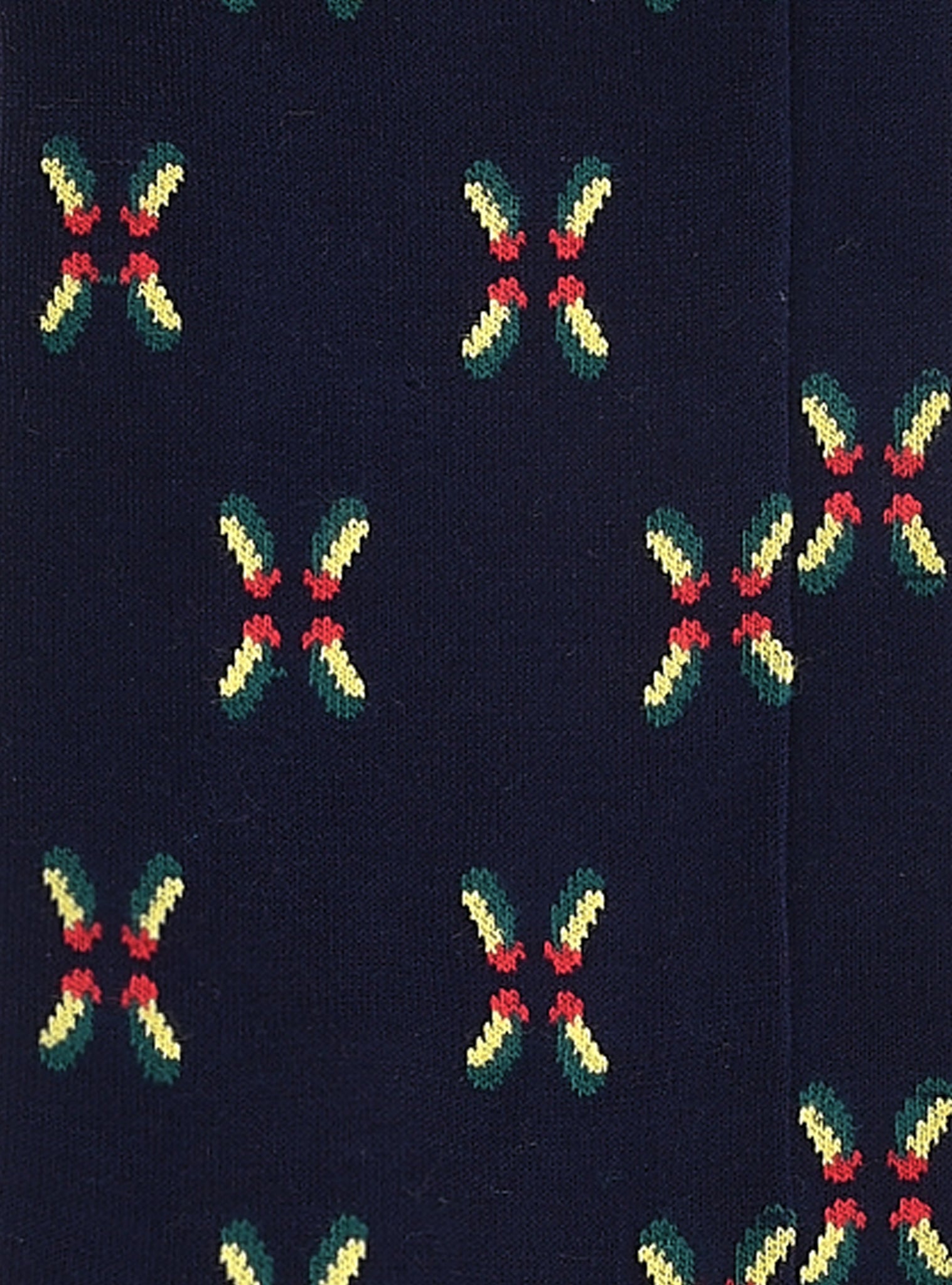 Calzino in Cotone con Fantasia / Blu - Ideal Moda