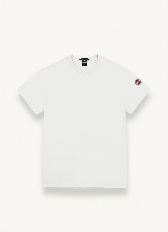 T-Shirt in Morbido Jersey / Bianco - Ideal Moda