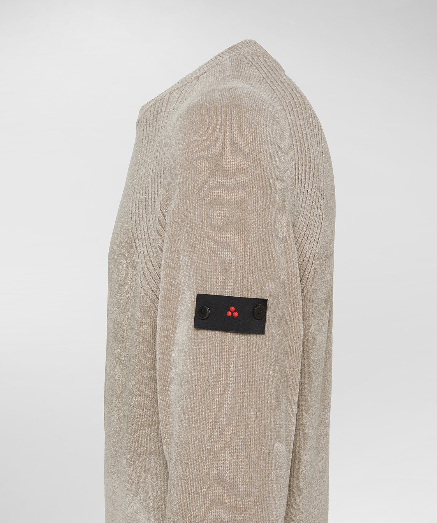 Maglia in Ciniglia Rasata / Beige