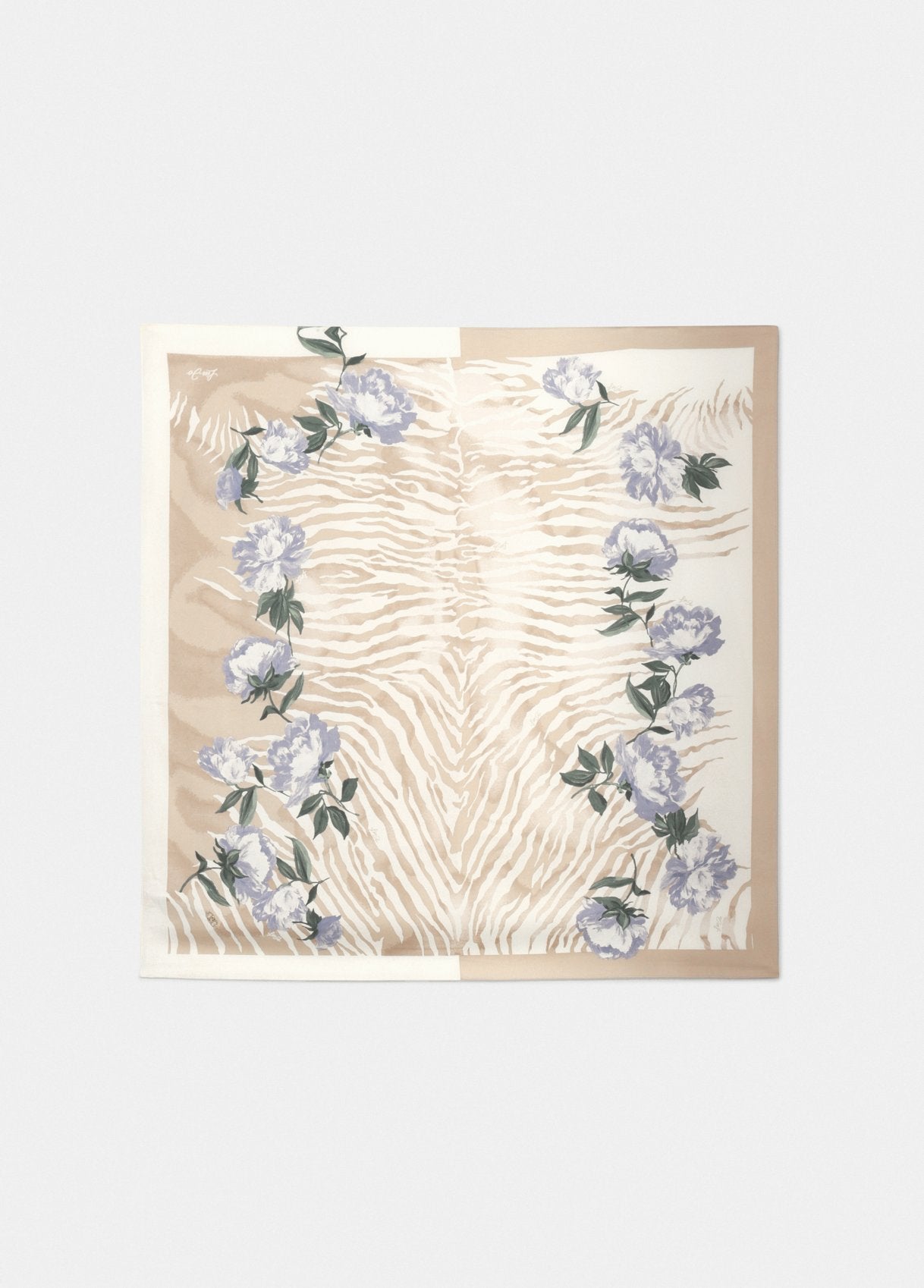 Foulard Stampato / Beige - Ideal Moda