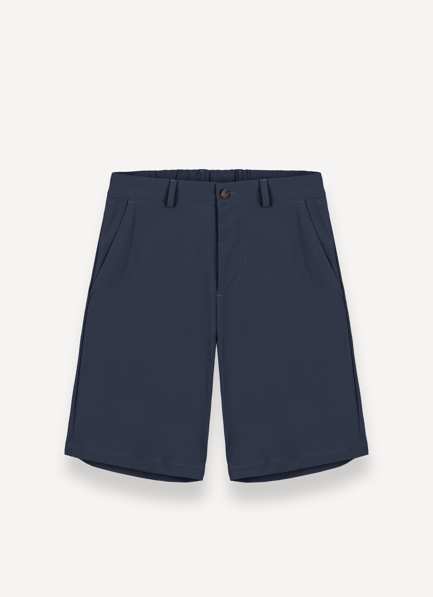 Bermuda in Tessuto Tecnico / Blu - Ideal Moda