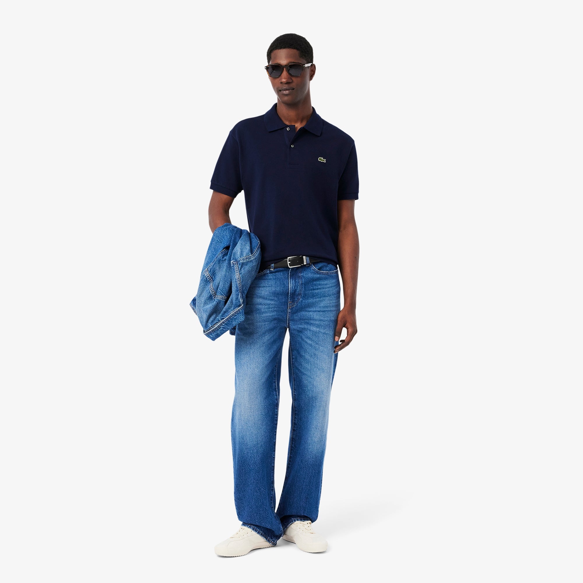 Polo 12.12 con Logo Lacoste / Blu - Ideal Moda