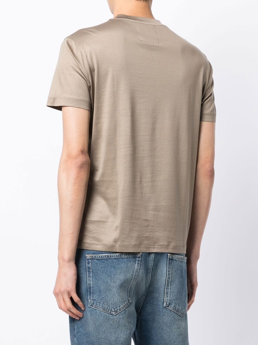 T-Shirt con Applicazione / Beige - Ideal Moda