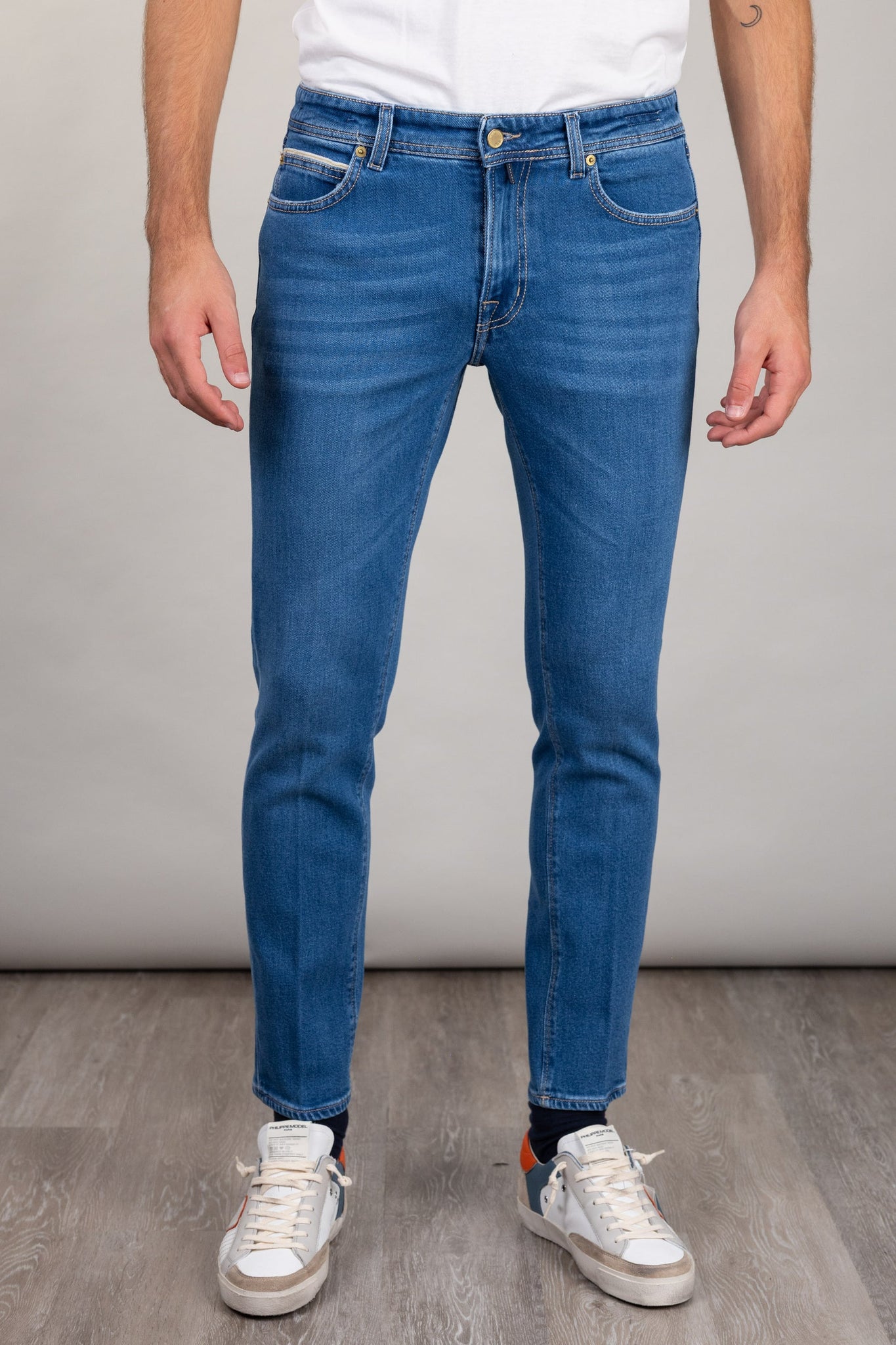 Jeans Ribotc Lavaggio Chiaro / Jeans - Ideal Moda