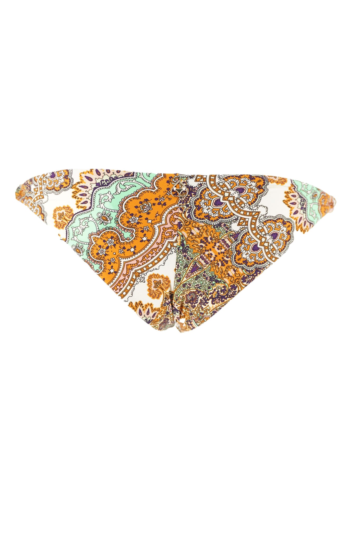 Bikini con Fascia a Fantasia / Beige - Ideal Moda