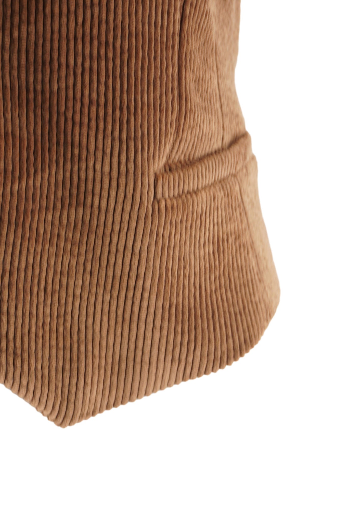 Gilet in Velluto / Marrone - Ideal Moda
