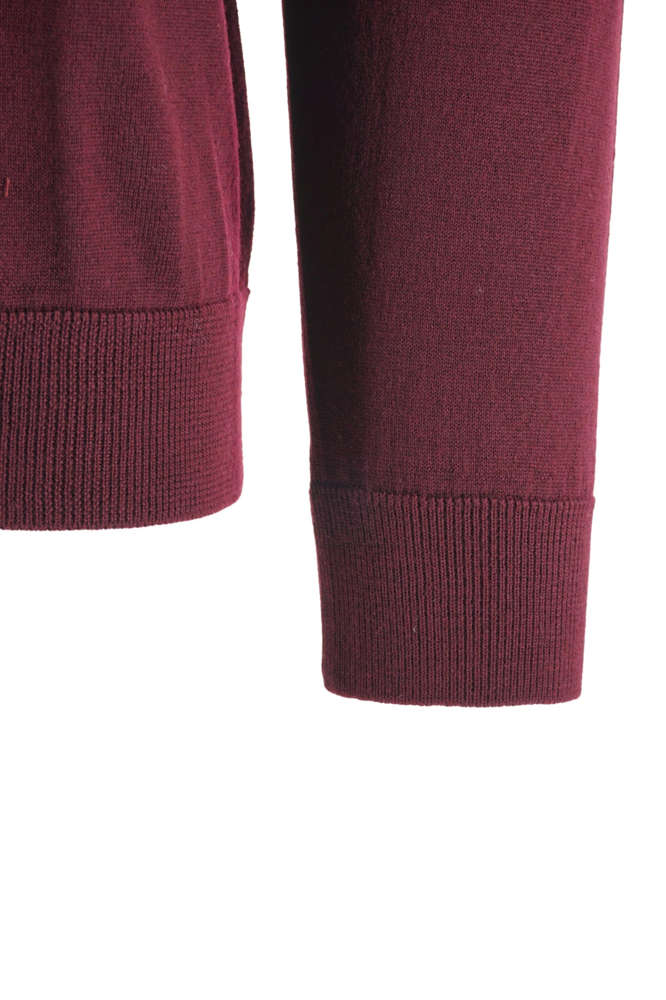Maglia in Merinos Extrafine / Bordeaux - Ideal Moda