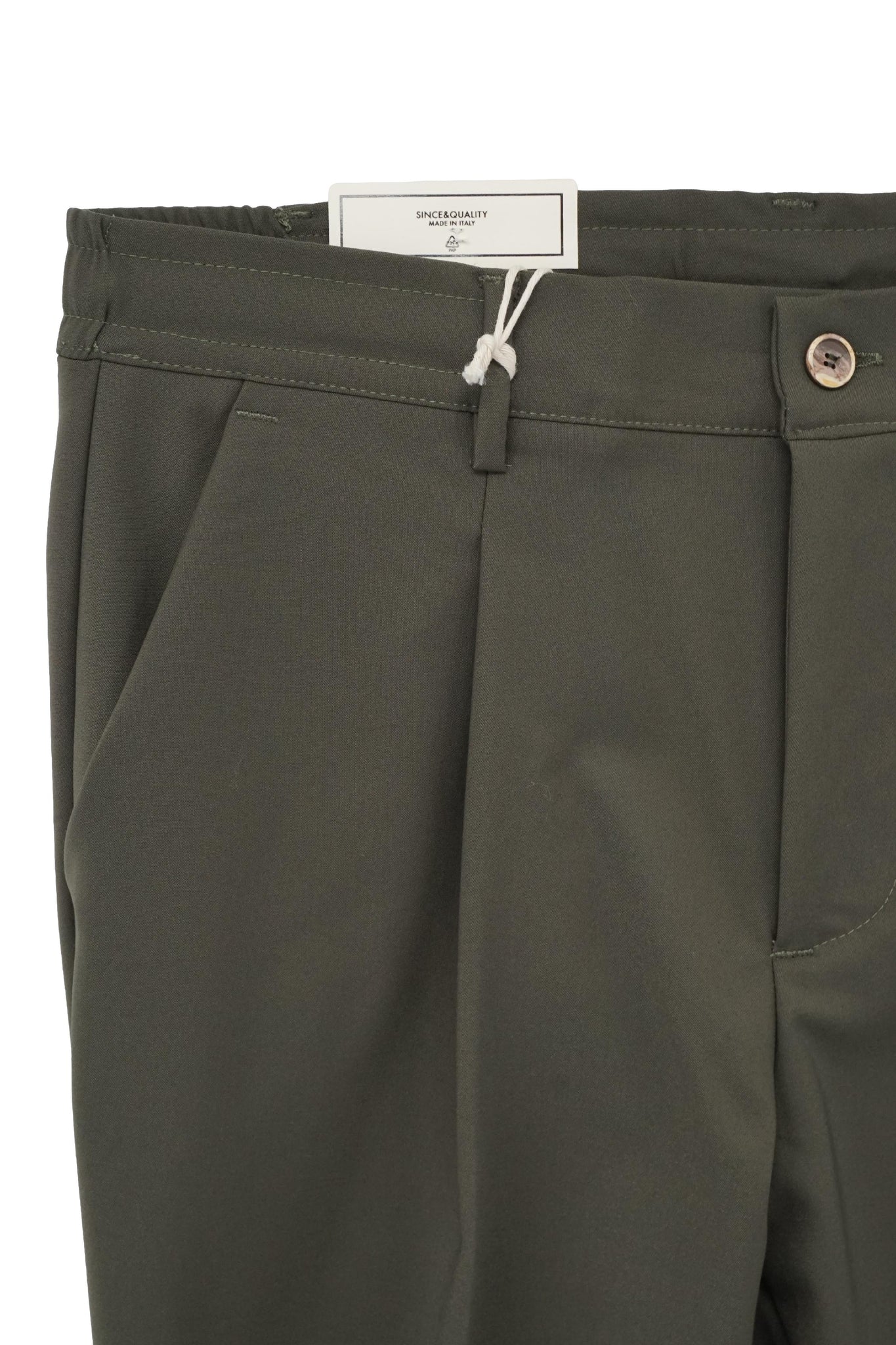 Pantalone Star in Tessuto Tecnico / Verde - Ideal Moda