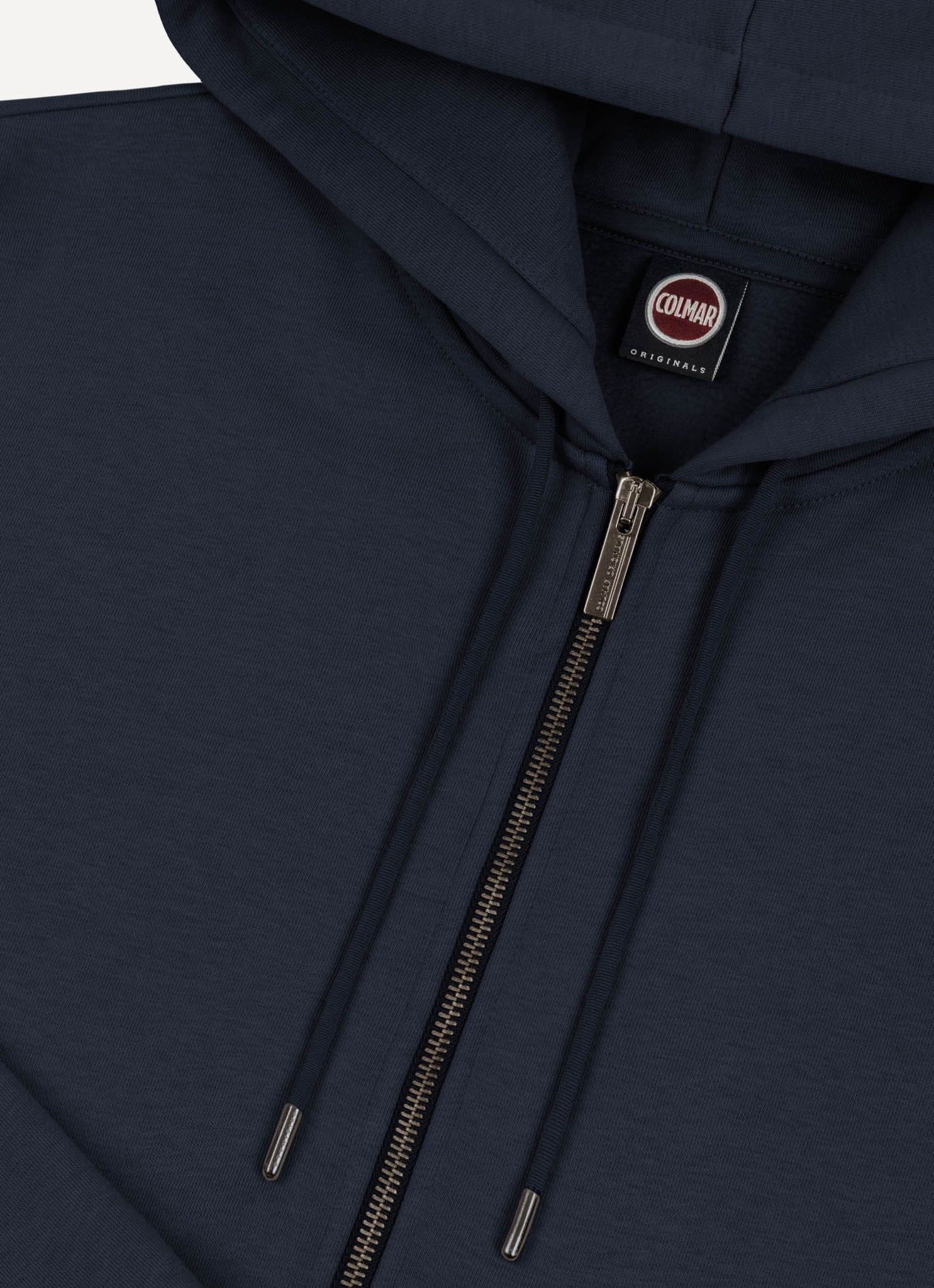 Felpa con Cappuccio e Zip / Blu