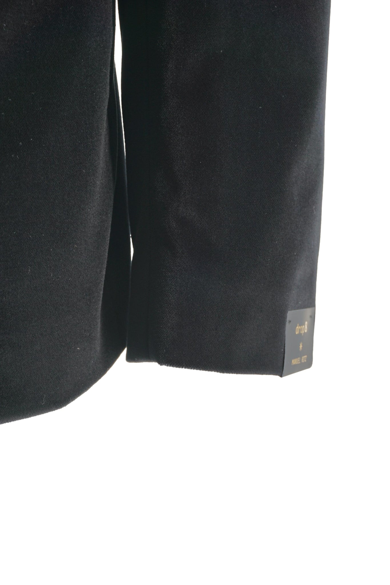 Giacca in Velluto Liscio Stretch / Nero - Ideal Moda
