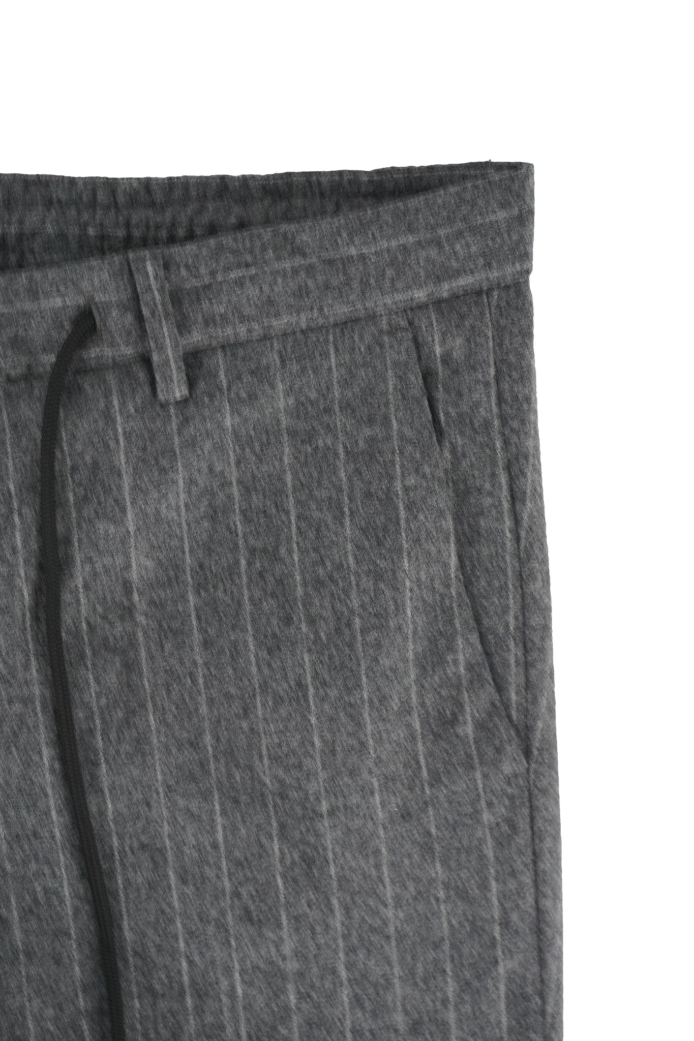 Pantalone in Lana Gessato / Grigio - Ideal Moda