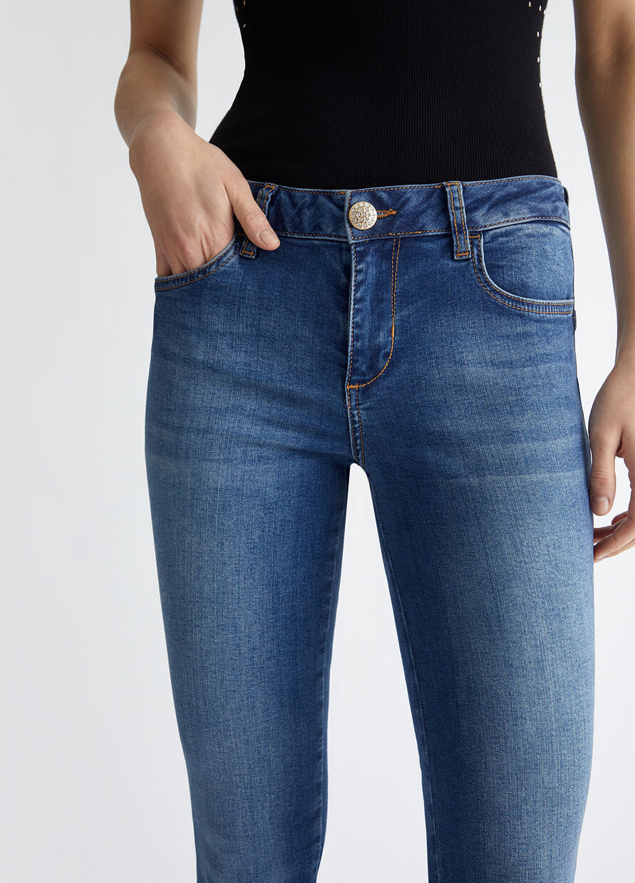 Jeans Skinny Bottom Up / Jeans - Ideal Moda