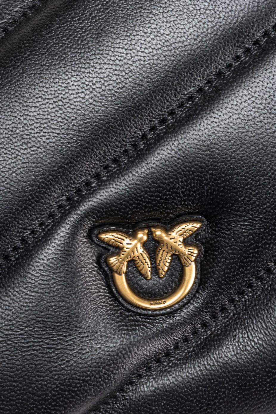 Borsa a Tracolla Flat in Nappa Trapuntata / Nero - Ideal Moda