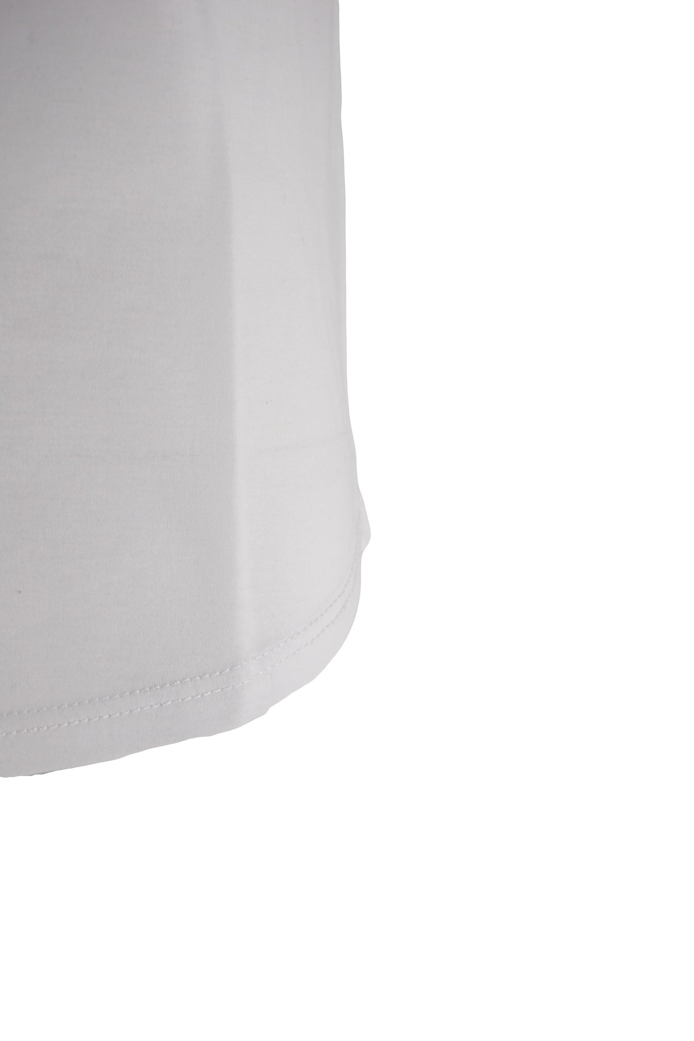 T-Shirt in Cotone Mercerizzato / Bianco - Ideal Moda