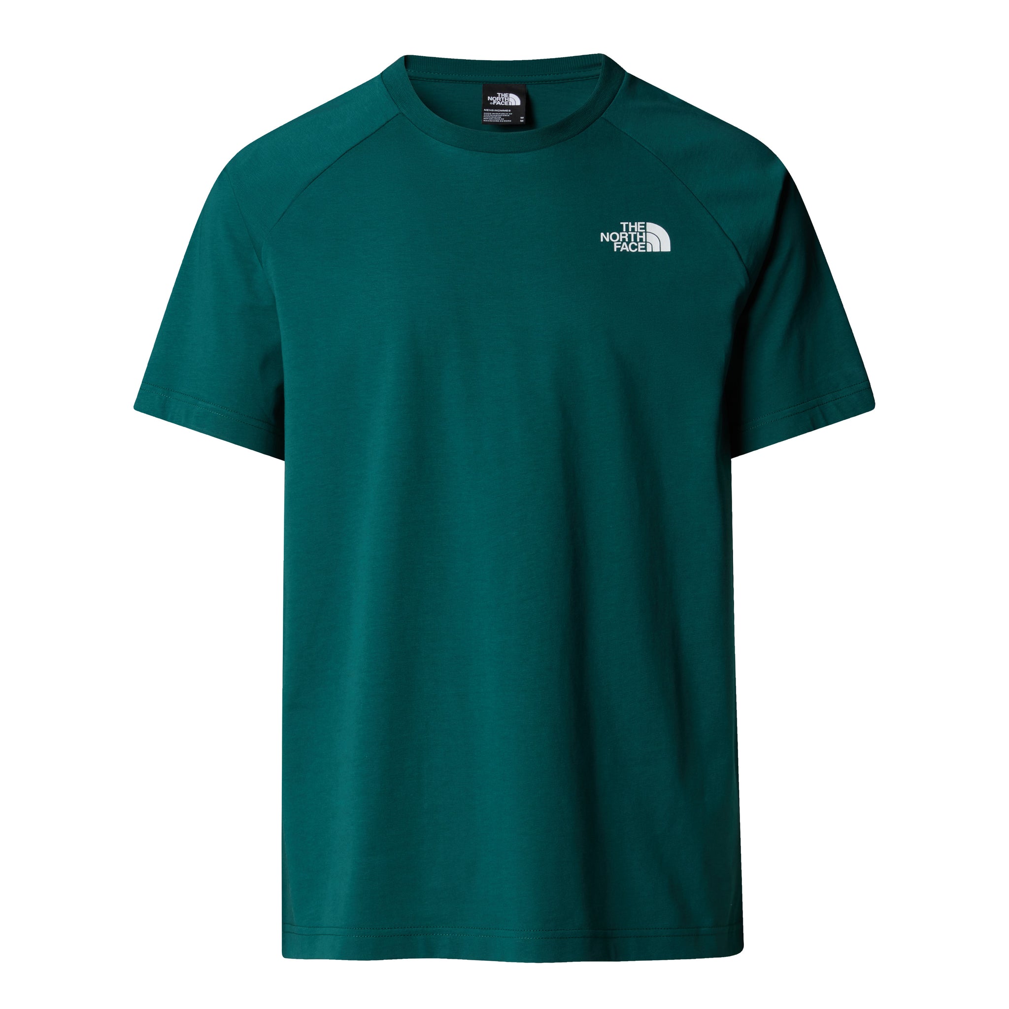 T-Shirt con Logo e Stampa sul Retro / Verde - Ideal Moda