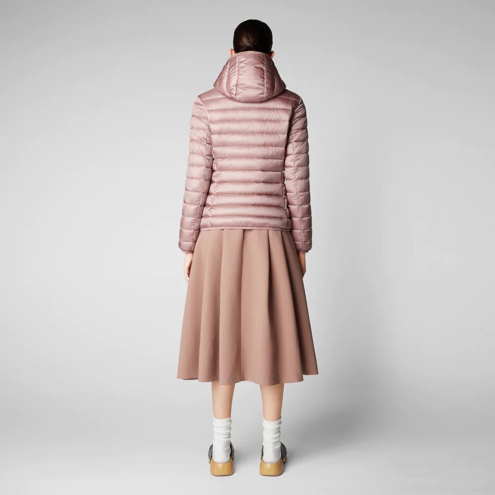 Piumino con Cappuccio Alexis / Rosa - Ideal Moda