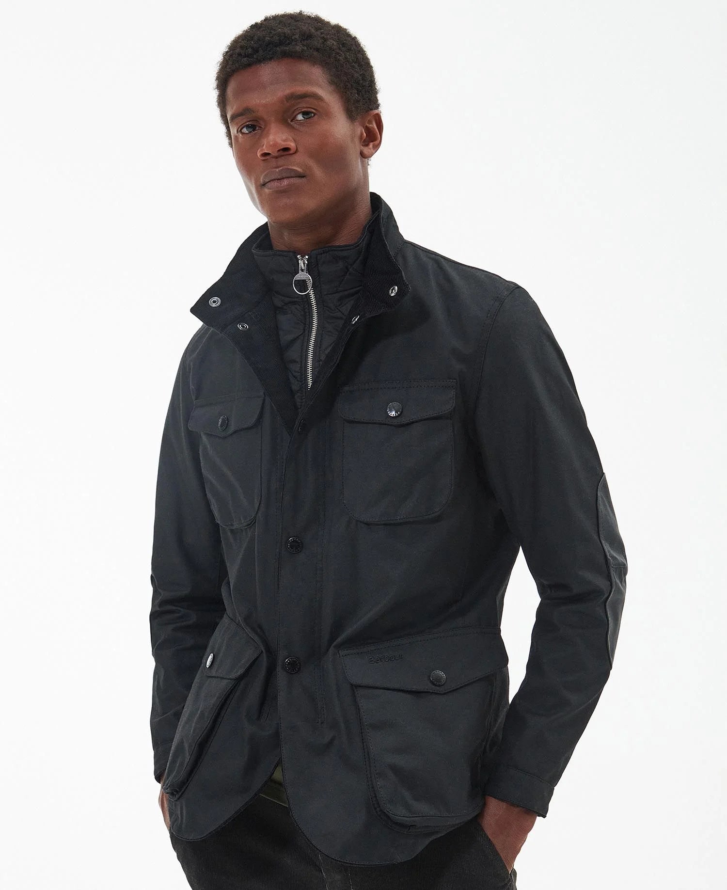 Giacca Ogston Wax / Nero - Ideal Moda