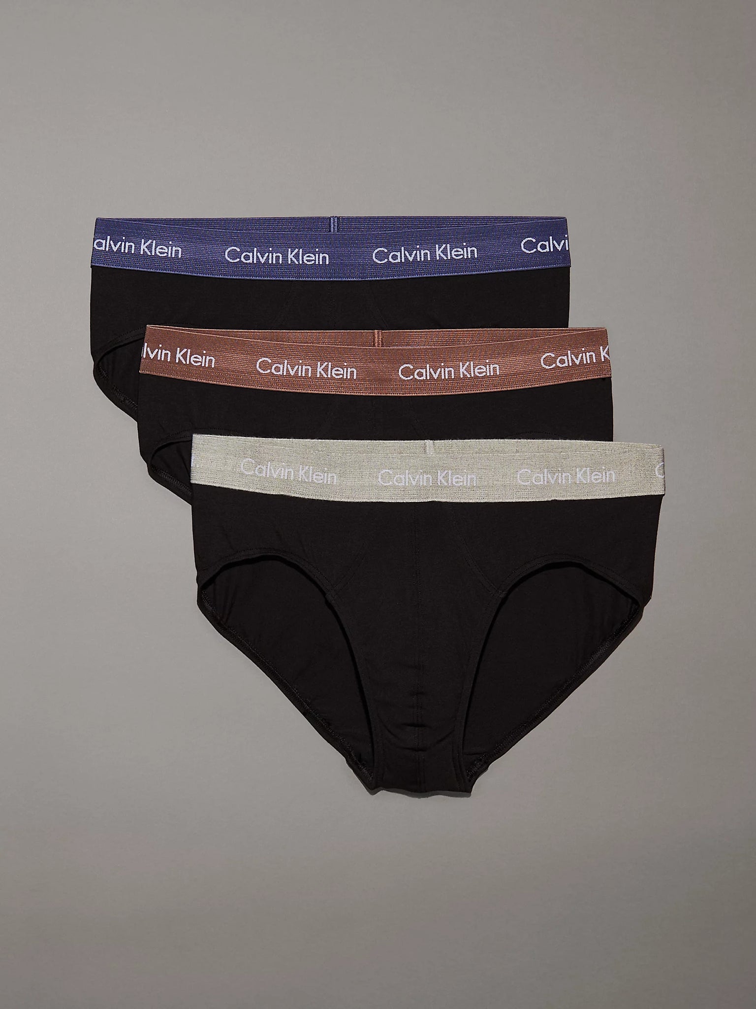 Slip in Confezione da 3 / Nero - Ideal Moda