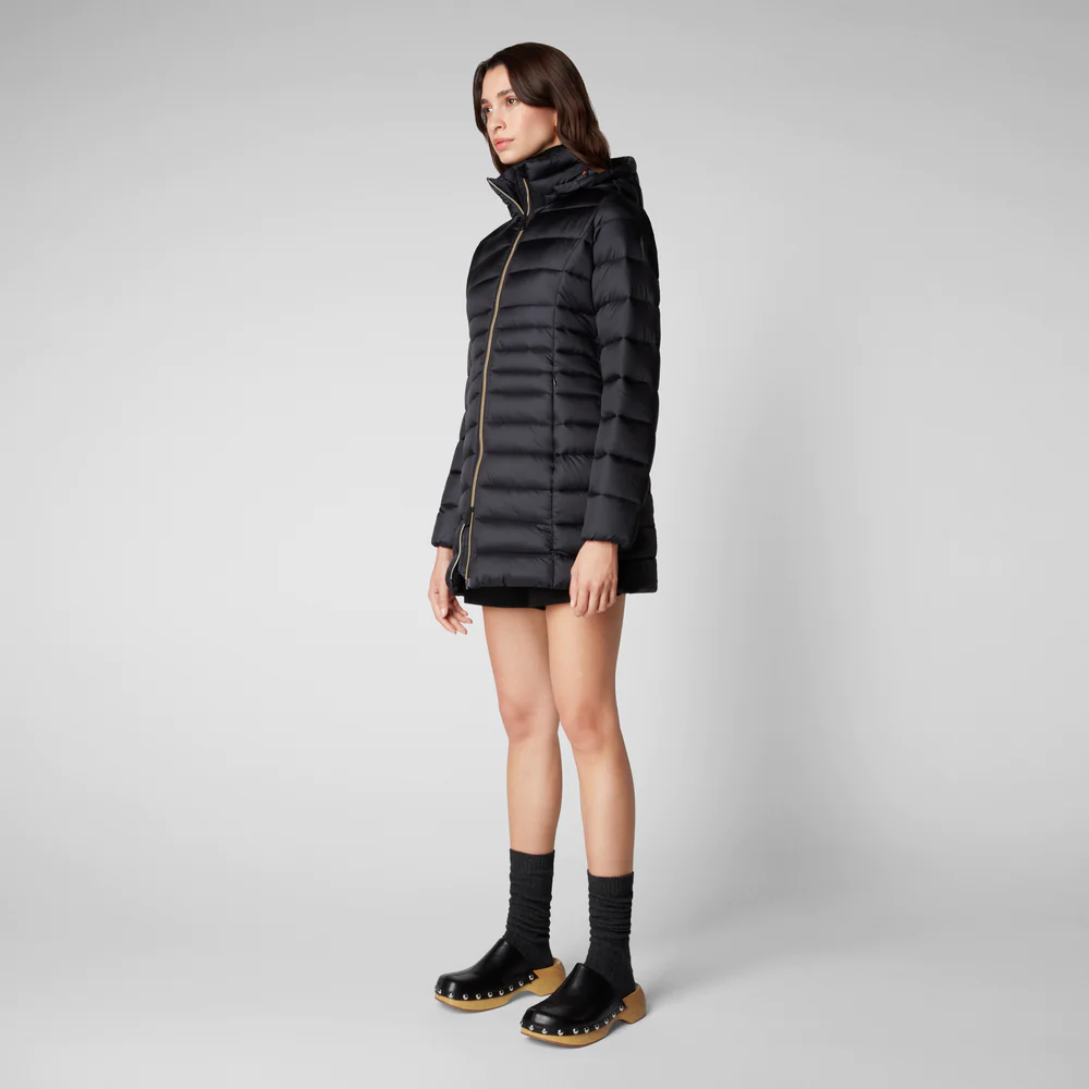 Piumino Lungo Reese / Nero - Ideal Moda