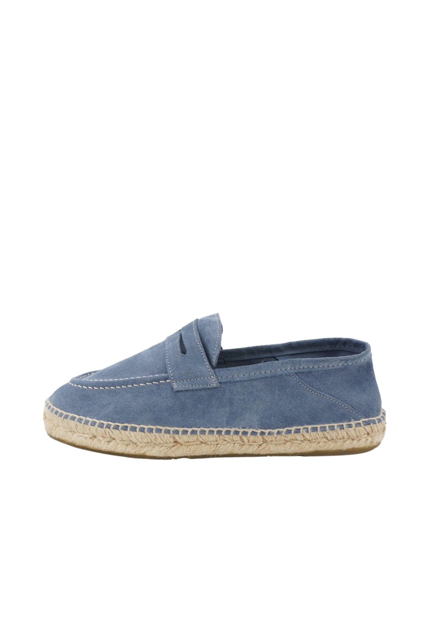 Mocassino Espadrilles in Camoscio / Jeans - Ideal Moda