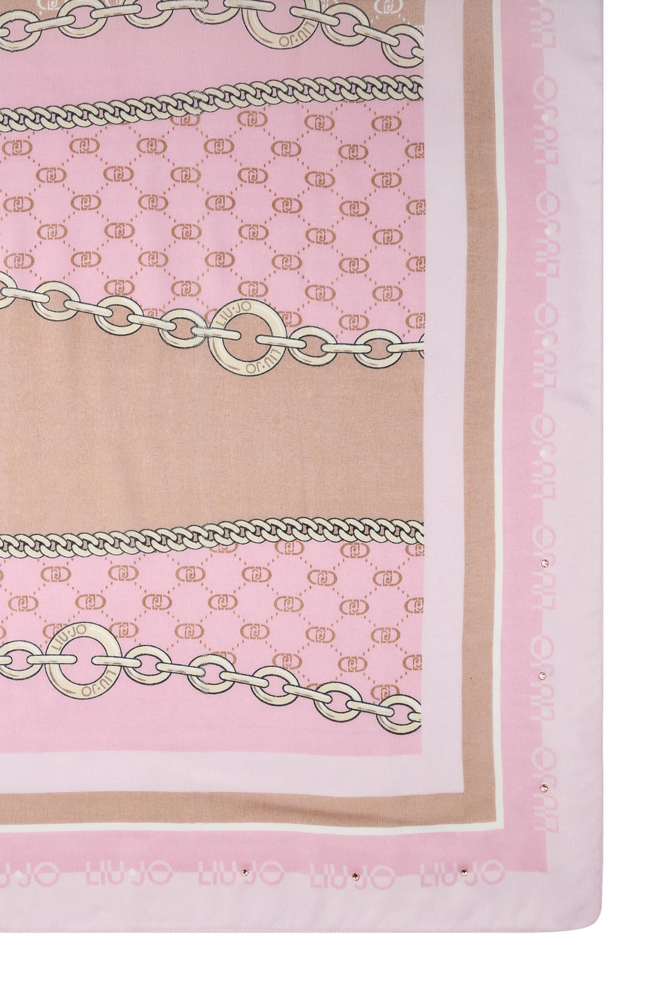 Foulard con Logo / Rosa