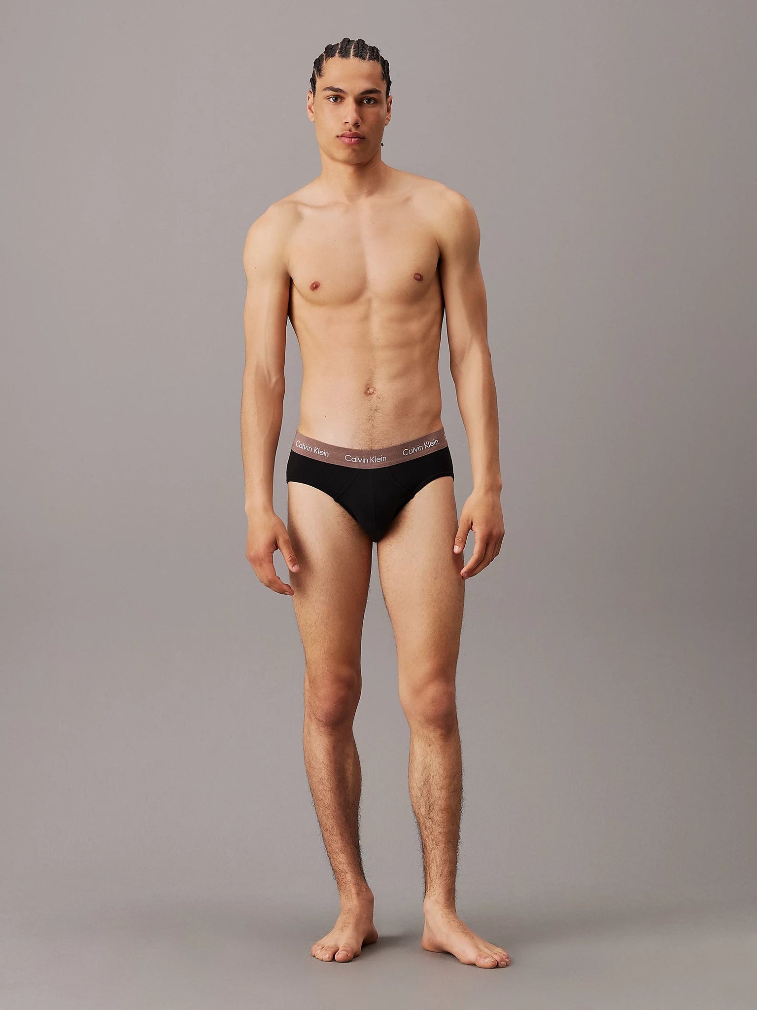 Slip in Confezione da 3 / Nero - Ideal Moda