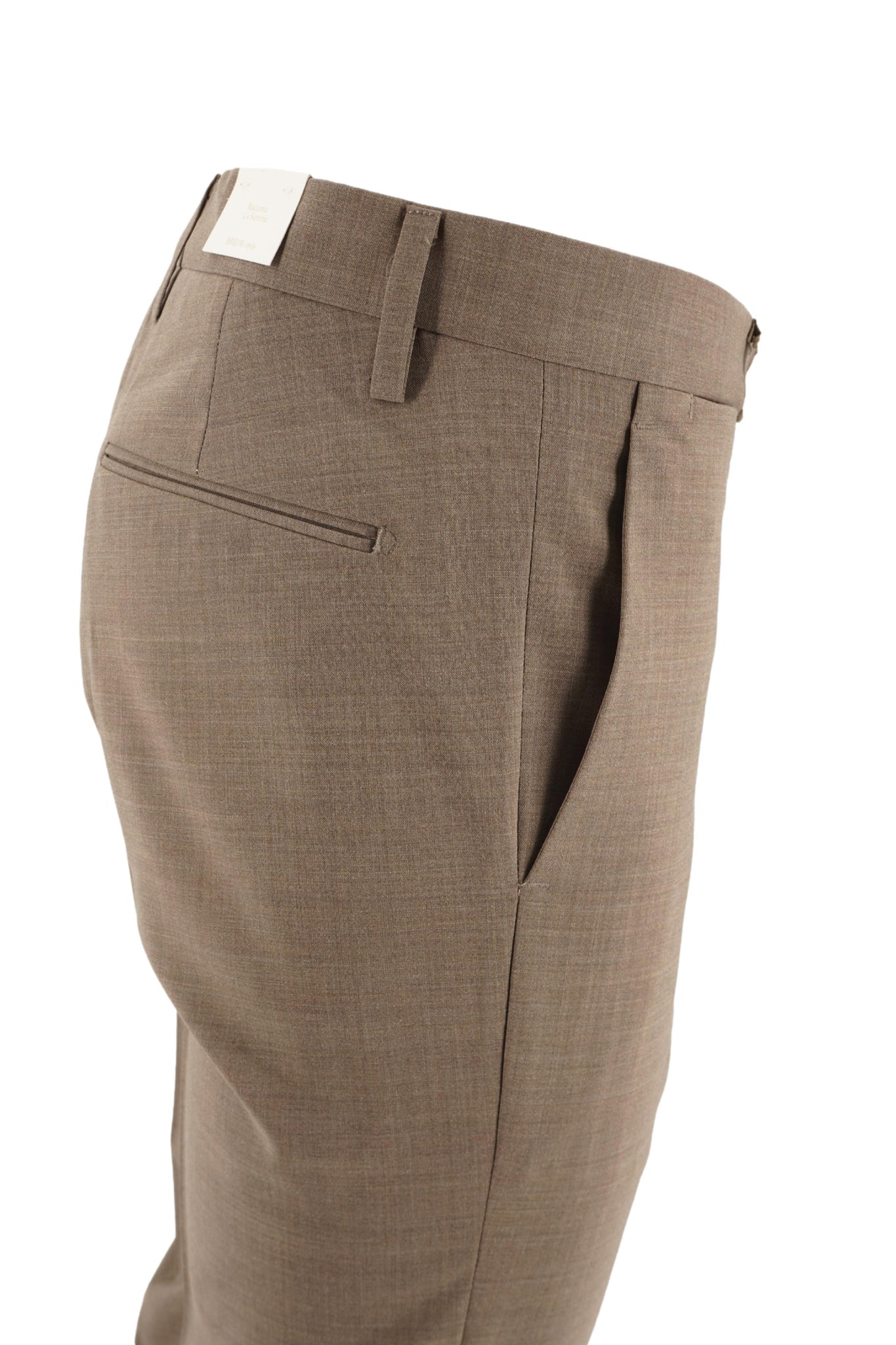 Pantalone Sartoriale in Lana Estiva / Marrone - Ideal Moda