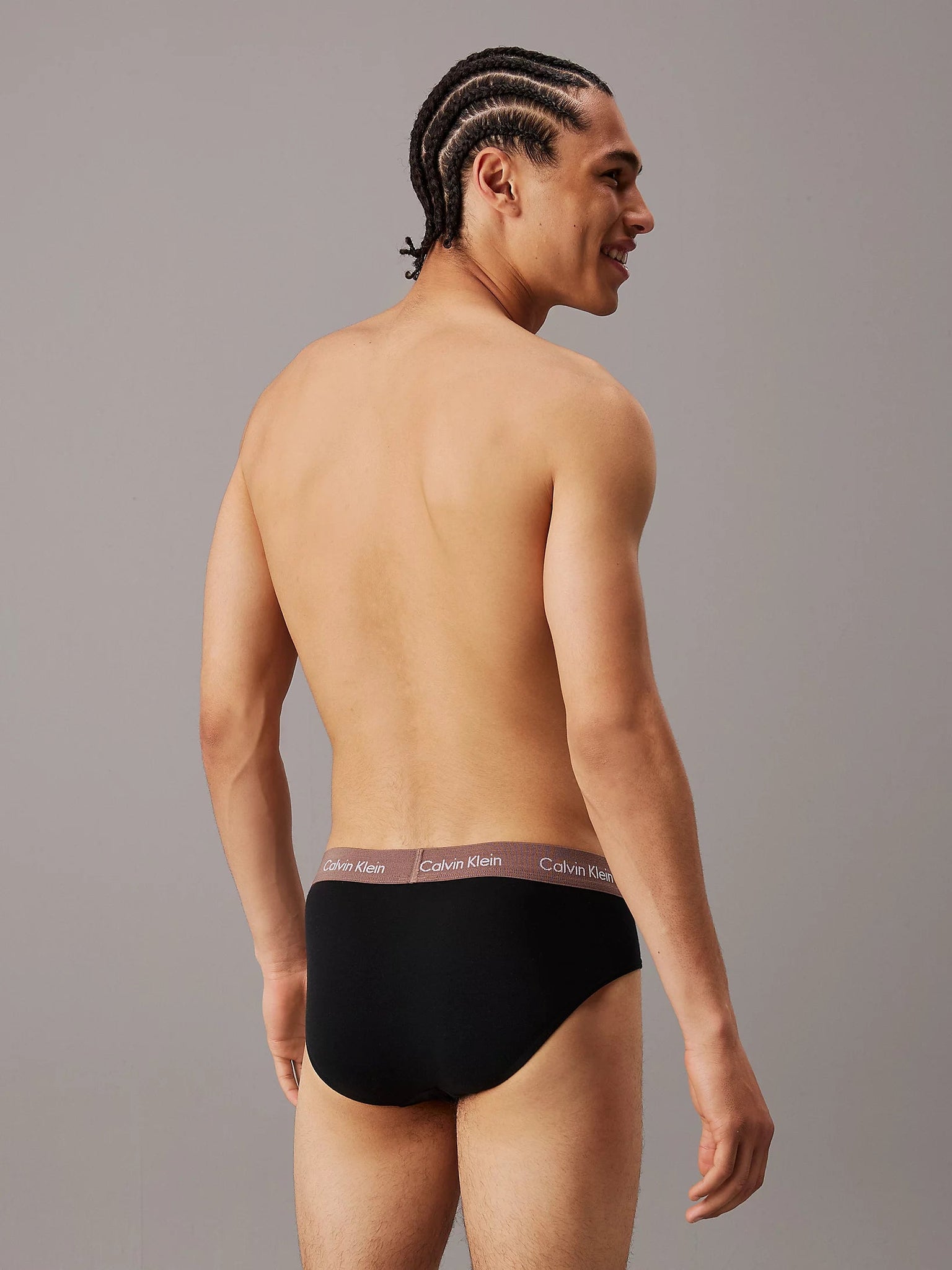 Slip in Confezione da 3 / Nero - Ideal Moda