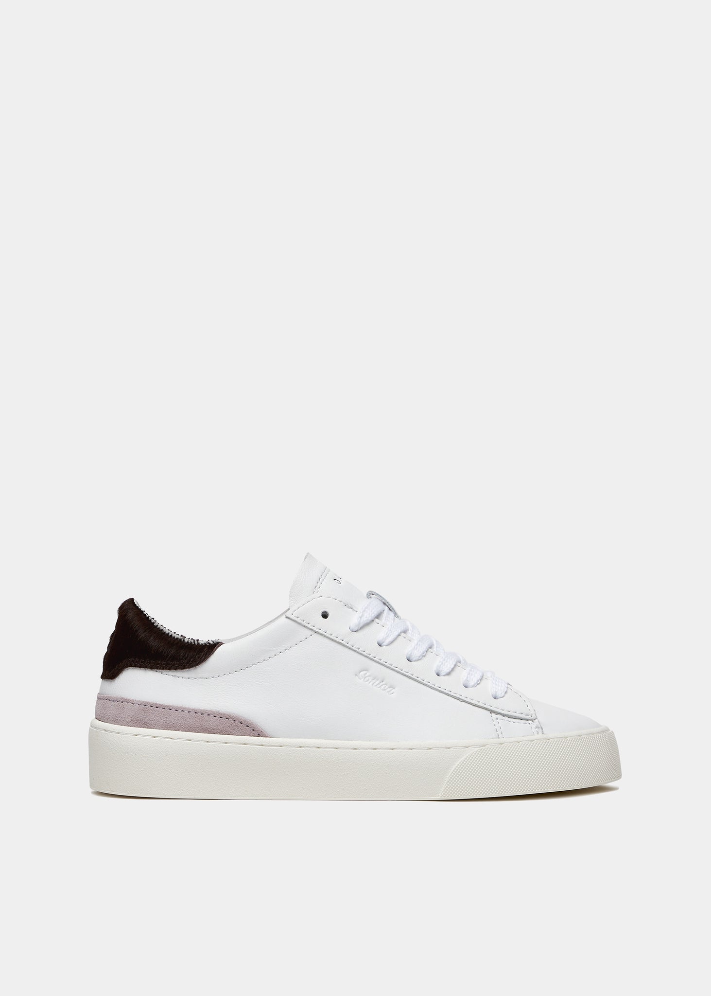 Sneaker in Pelle Sonica Calf / Bianco - Ideal Moda