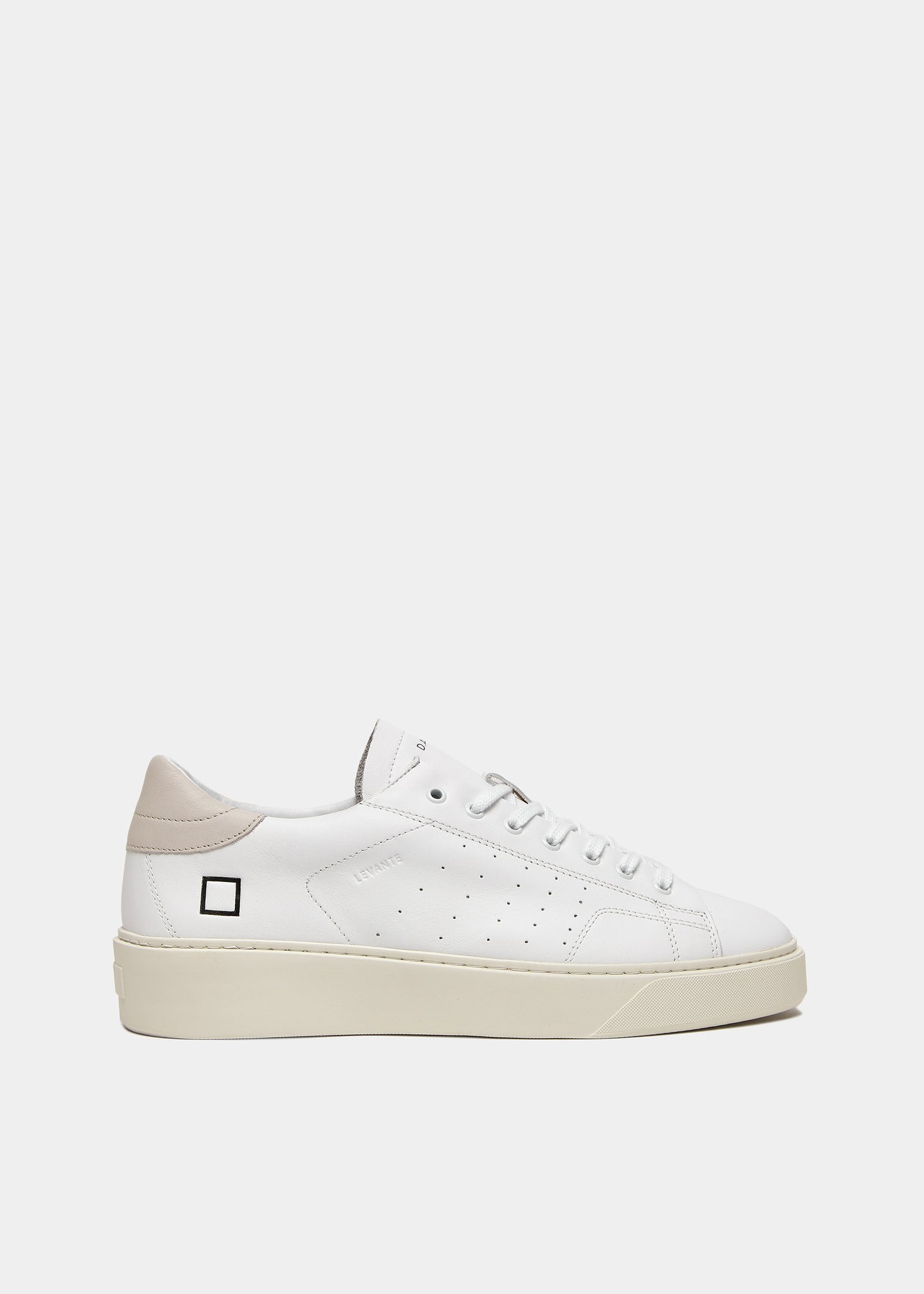 Sneaker in Pelle Levante Calf / Bianco - Ideal Moda