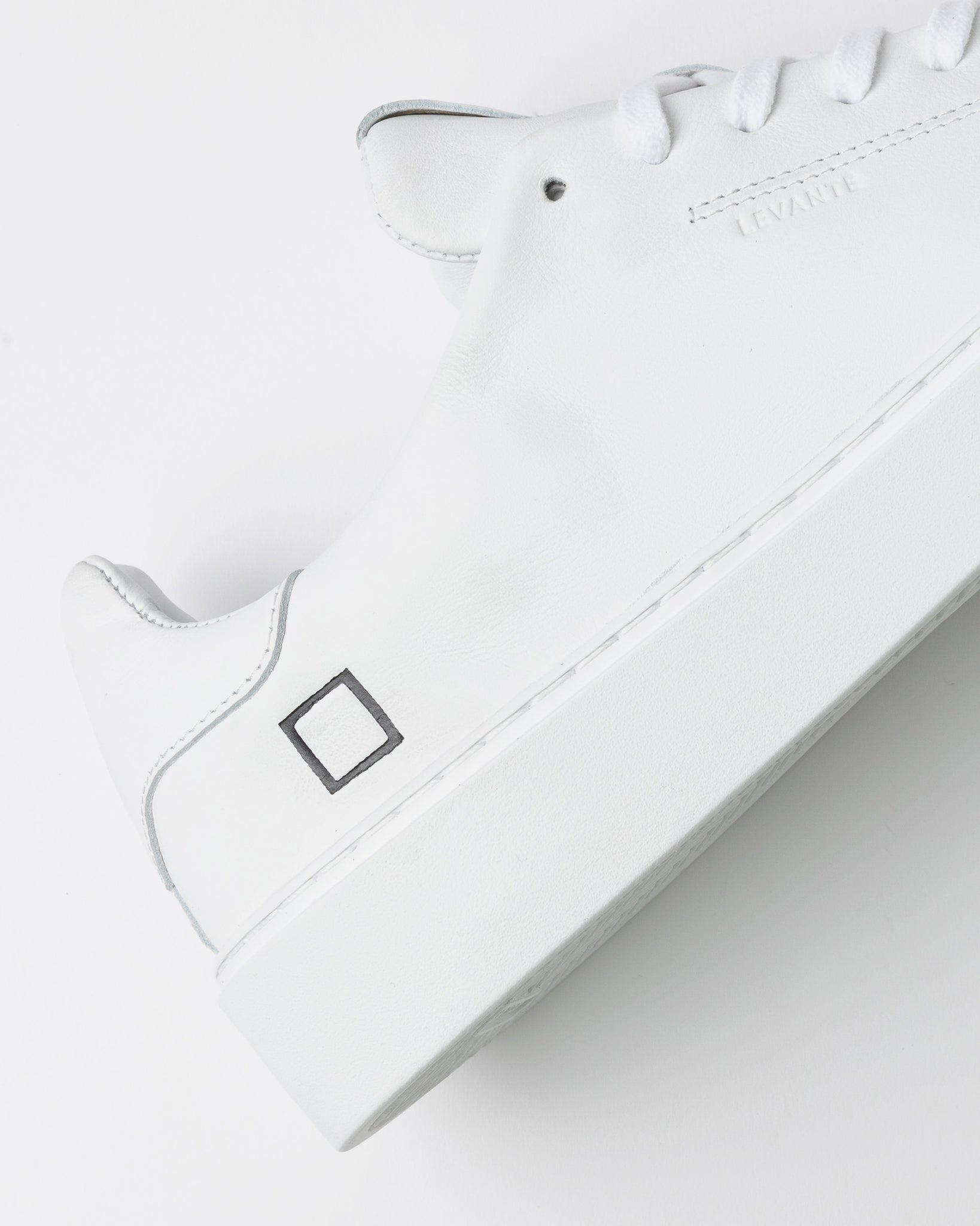 Sneaker Levante Mono in Pelle / Bianco - Ideal Moda