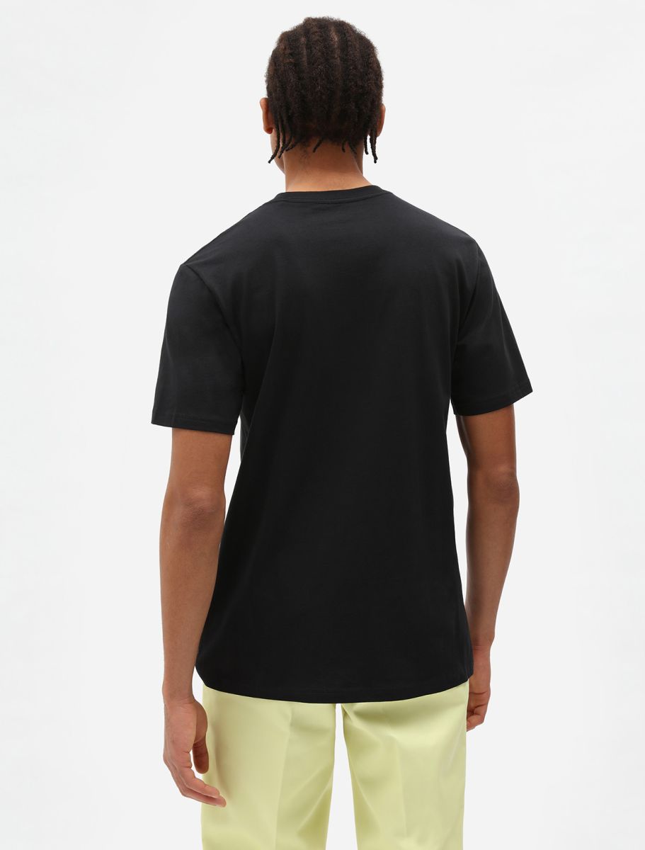 T-Shirt in Jersey con Logo / Nero - Ideal Moda