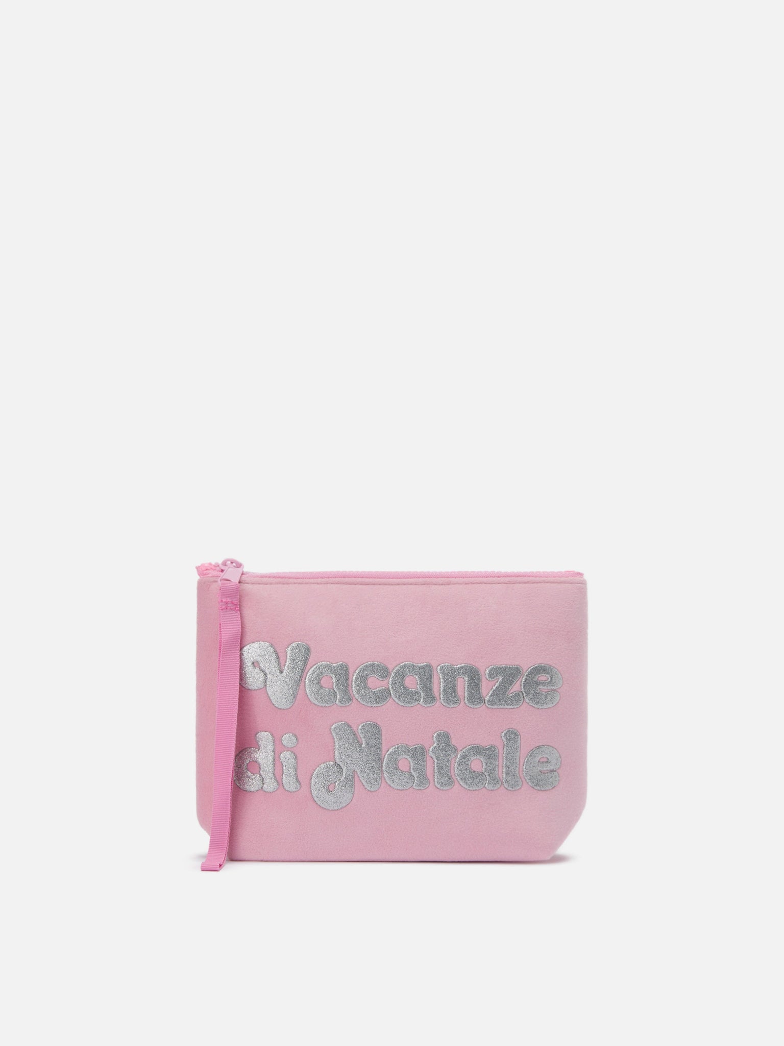 Pochette Aline Effetto Lana / Rosa
