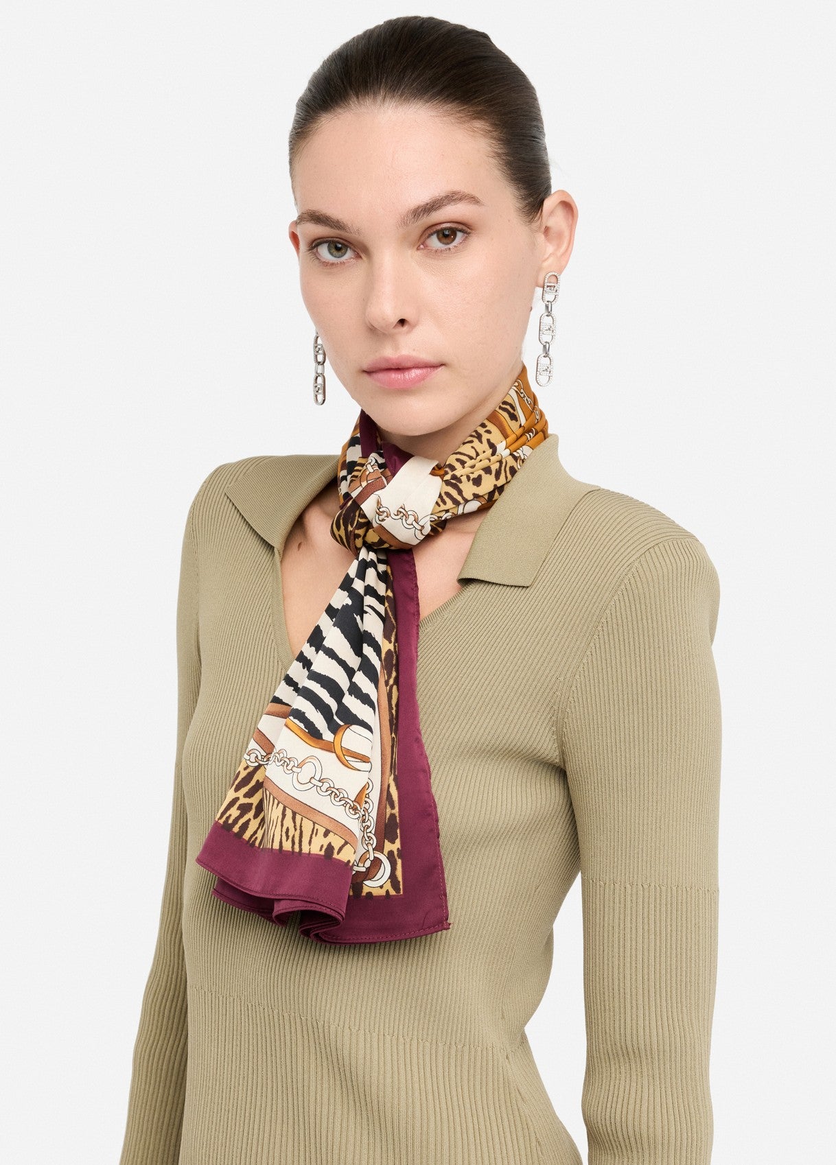 Foulard Stampato / Multicolor - Ideal Moda