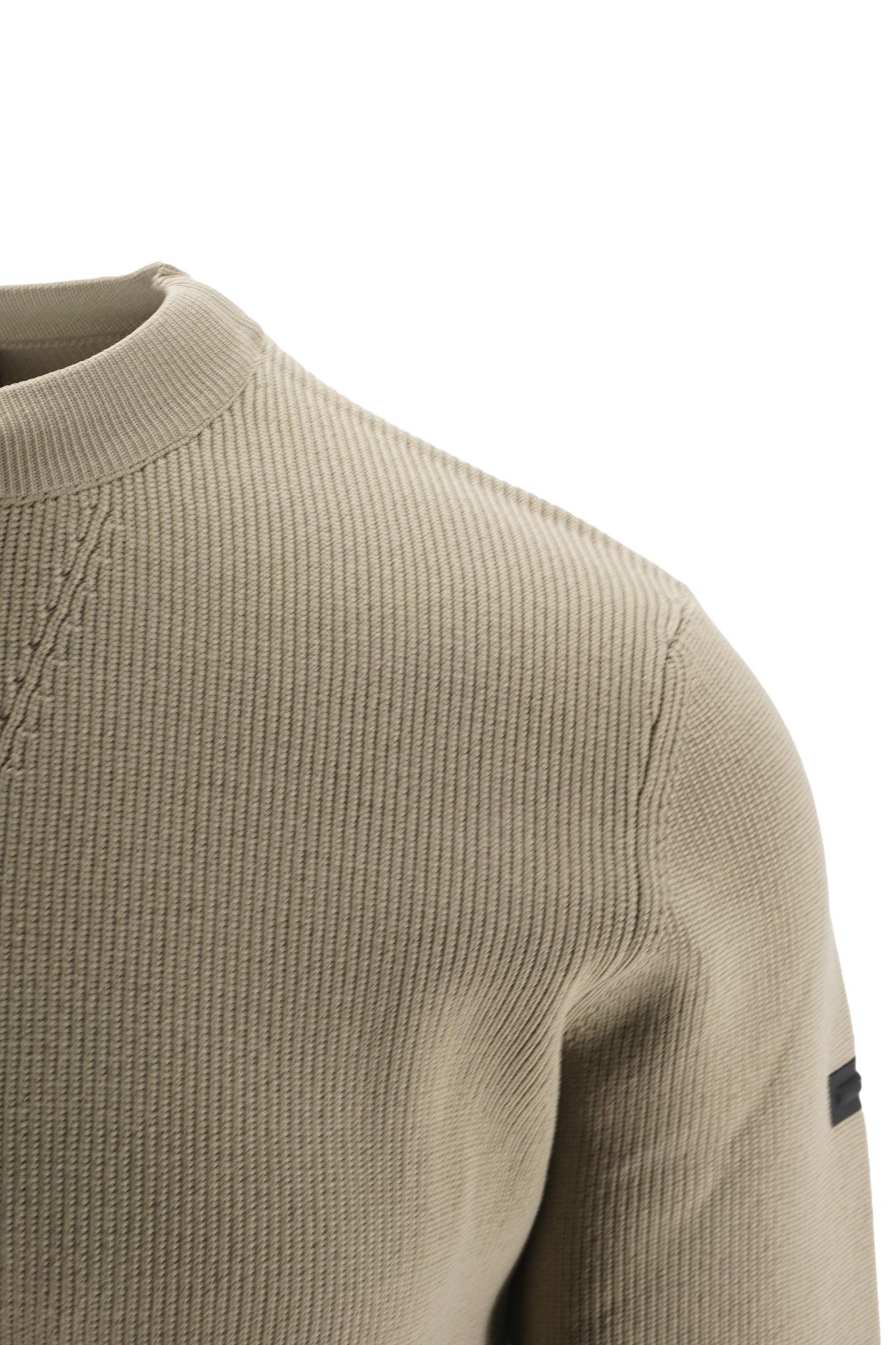 Maglia a Costa Inglese / Tortora - Ideal Moda